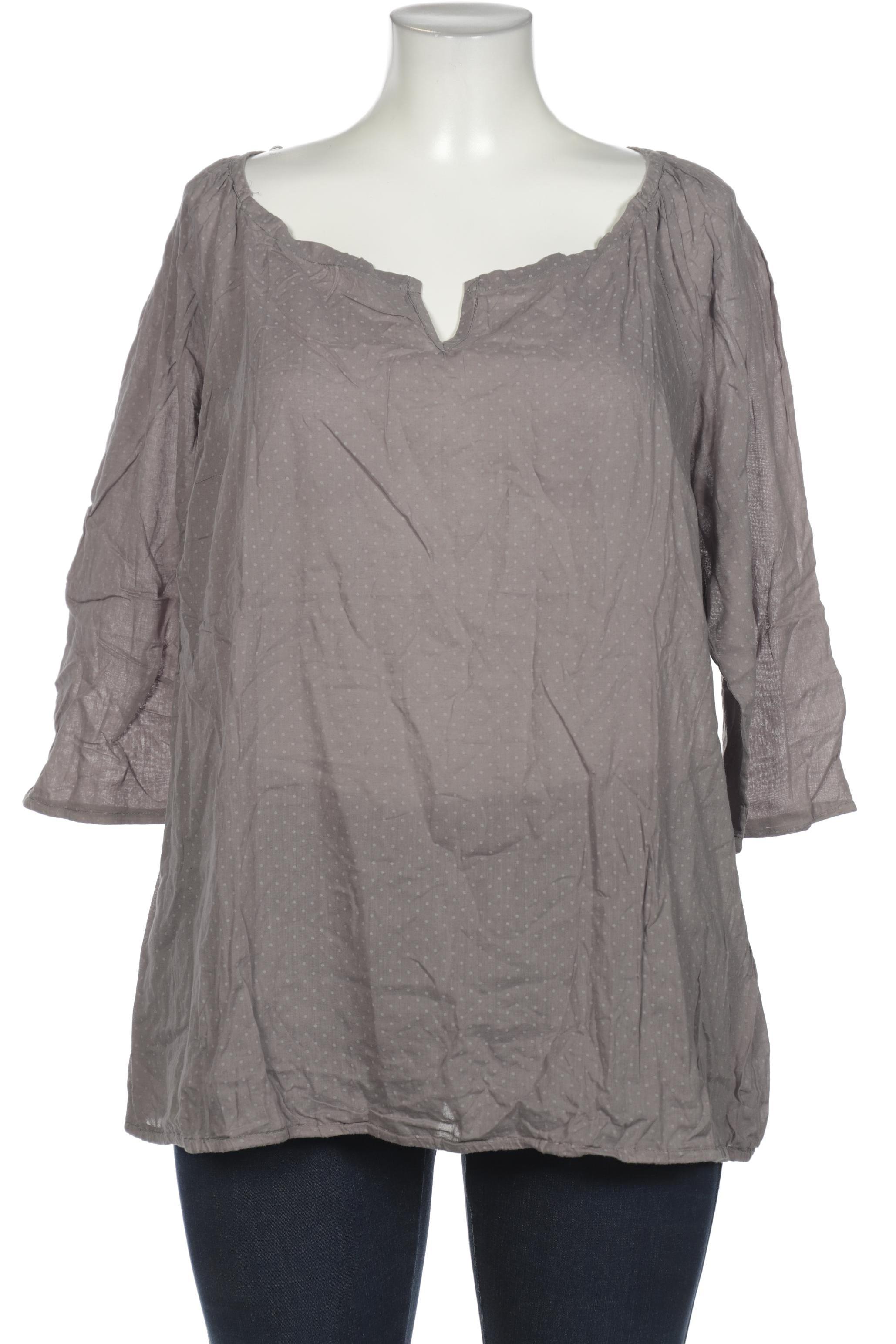 

sheego Damen Bluse, grau