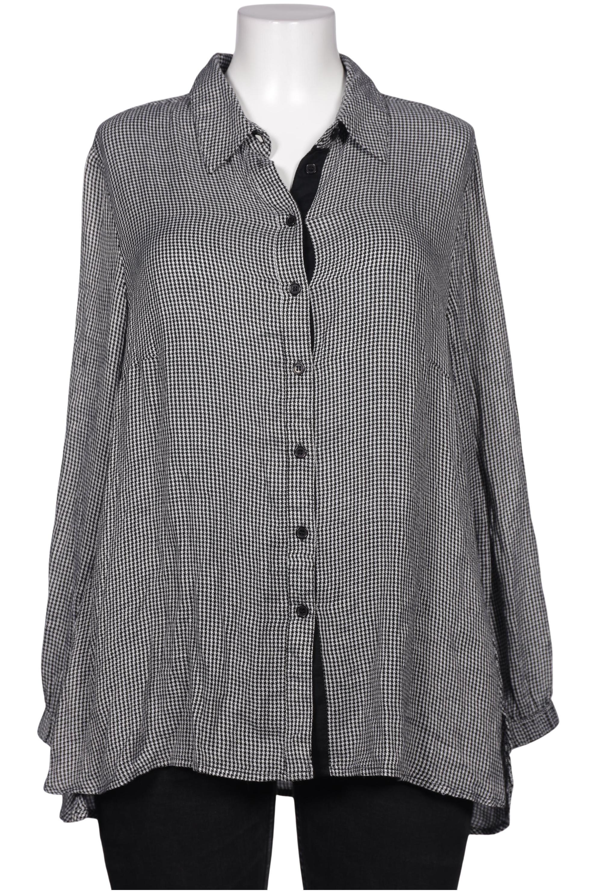 

sheego Damen Bluse, schwarz, Gr. 44