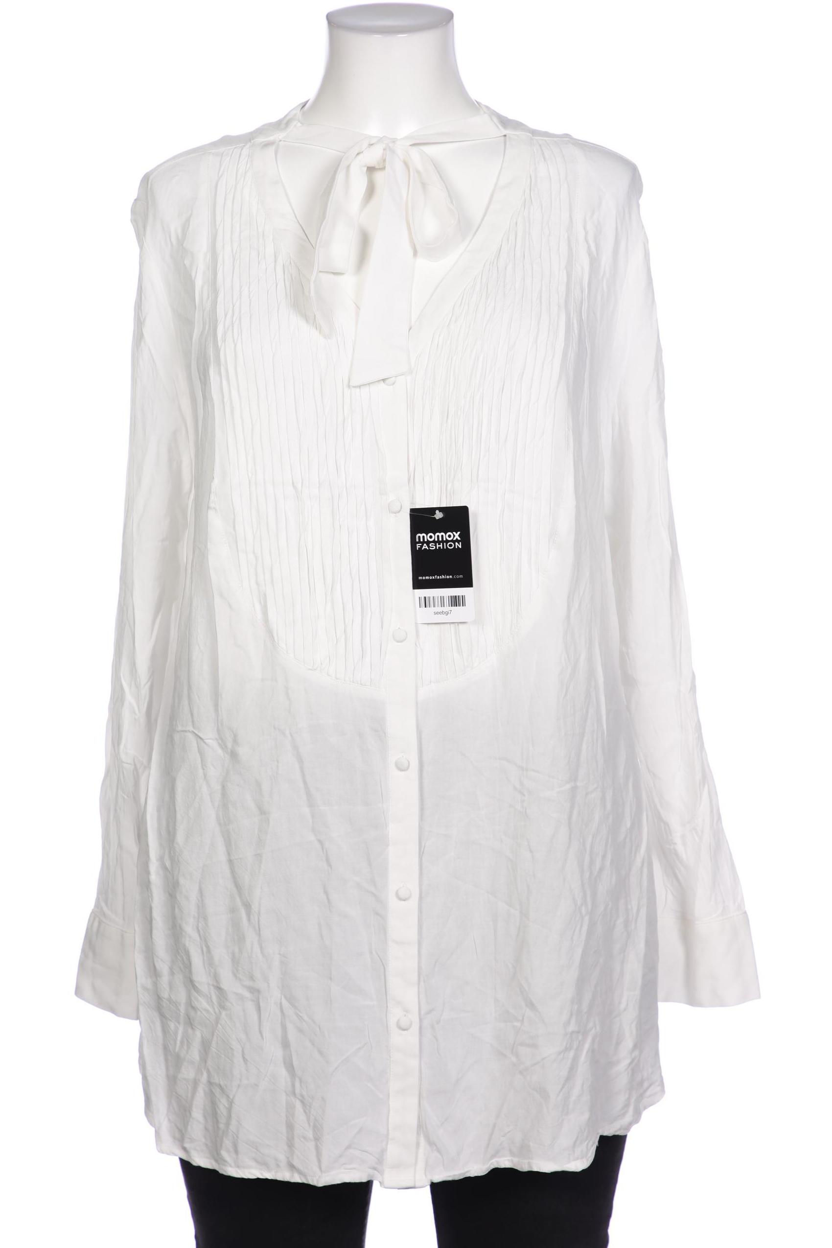 

sheego Damen Bluse, weiß, Gr. 50