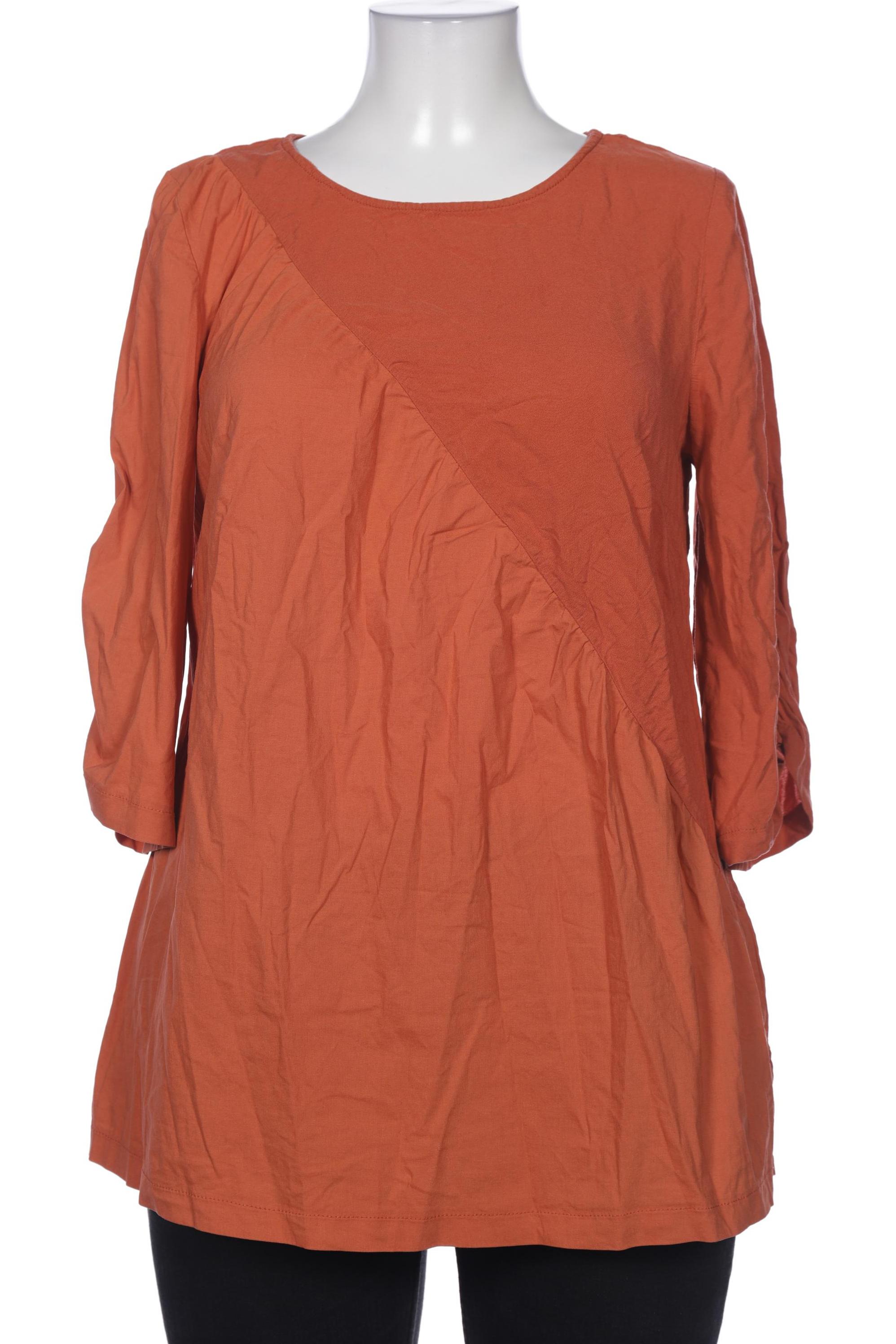 

sheego Damen Bluse, orange, Gr. 46