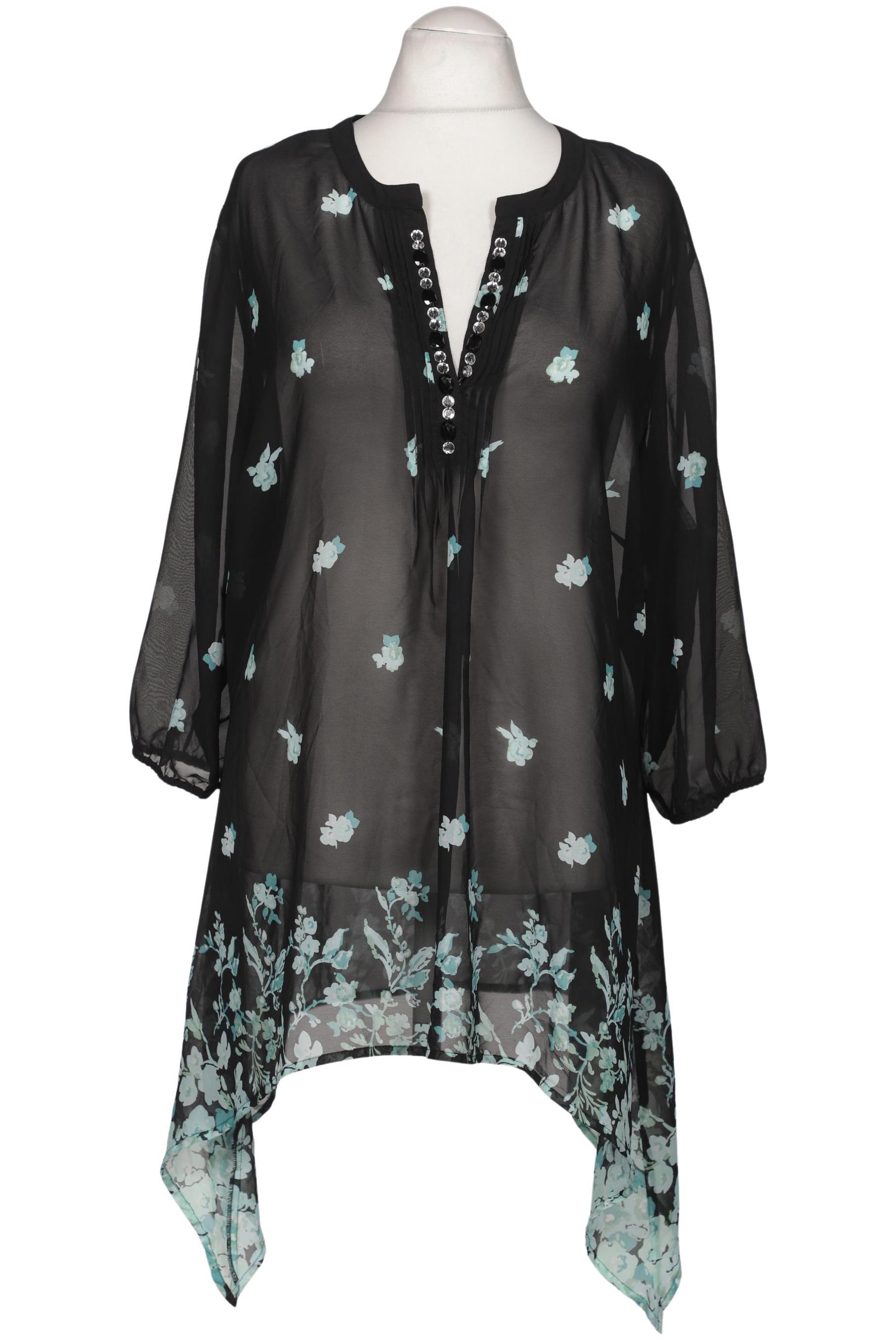 

sheego Damen Bluse, schwarz, Gr. 50