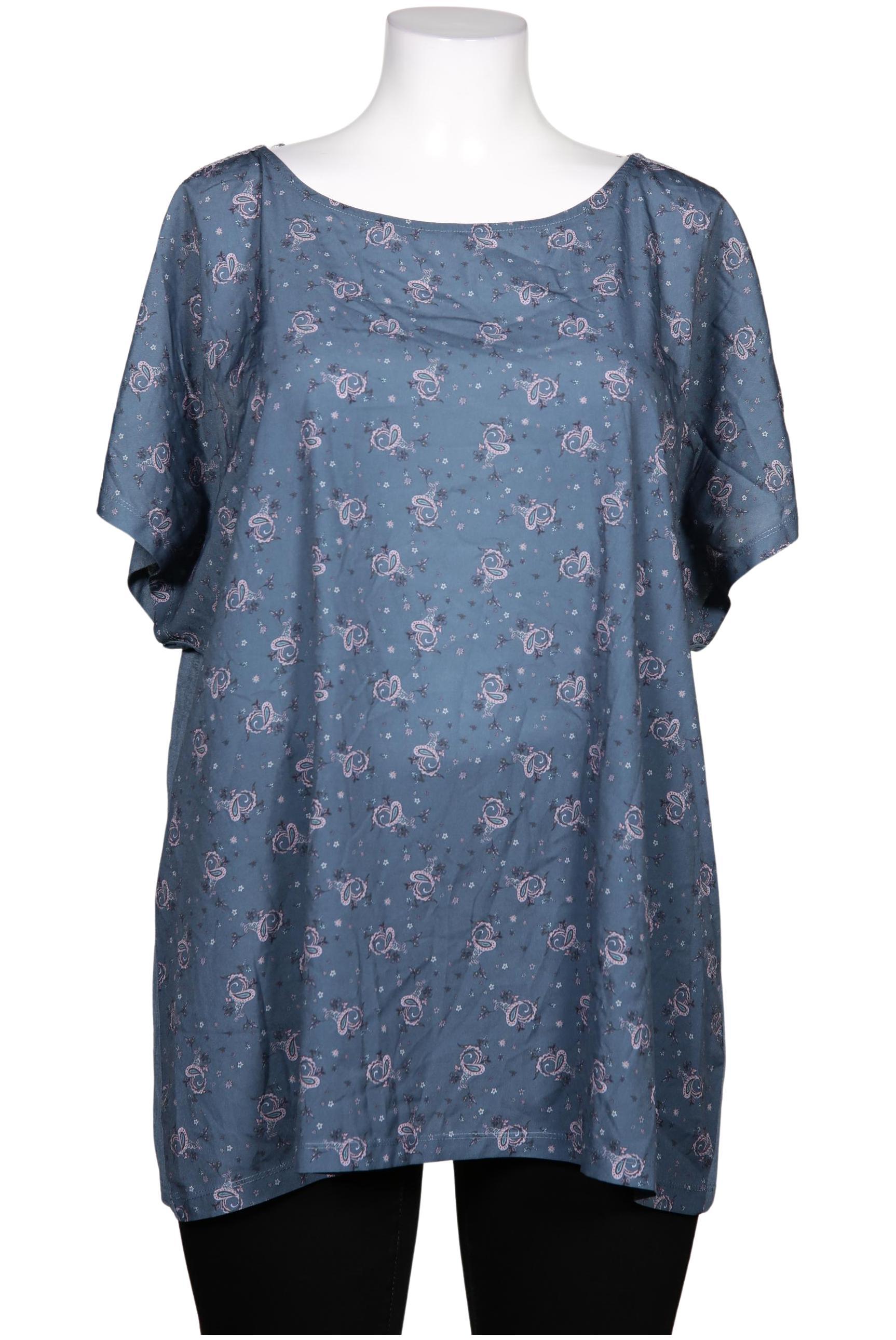 

sheego Damen Bluse, blau, Gr. 48