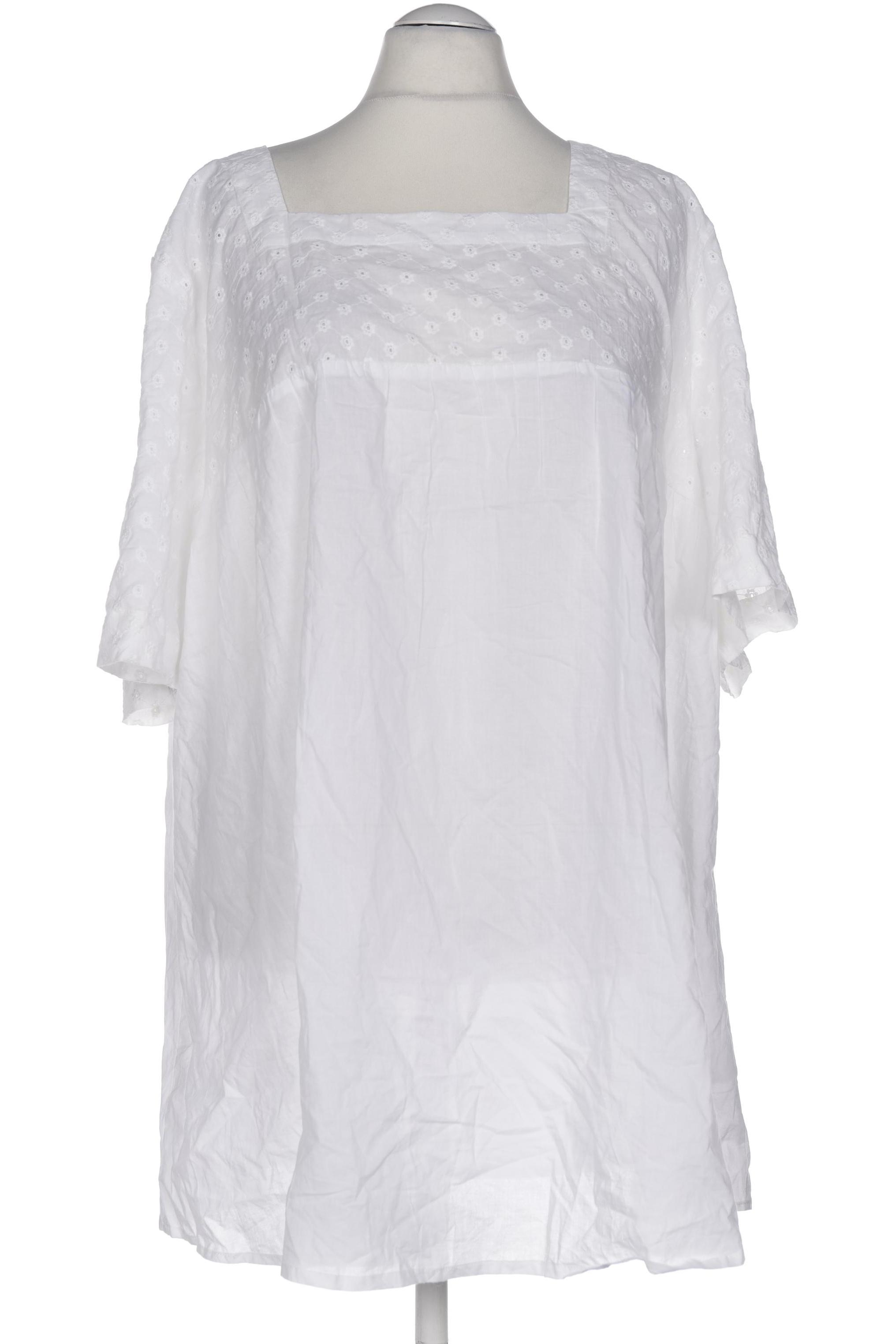 

sheego Damen Bluse, weiß