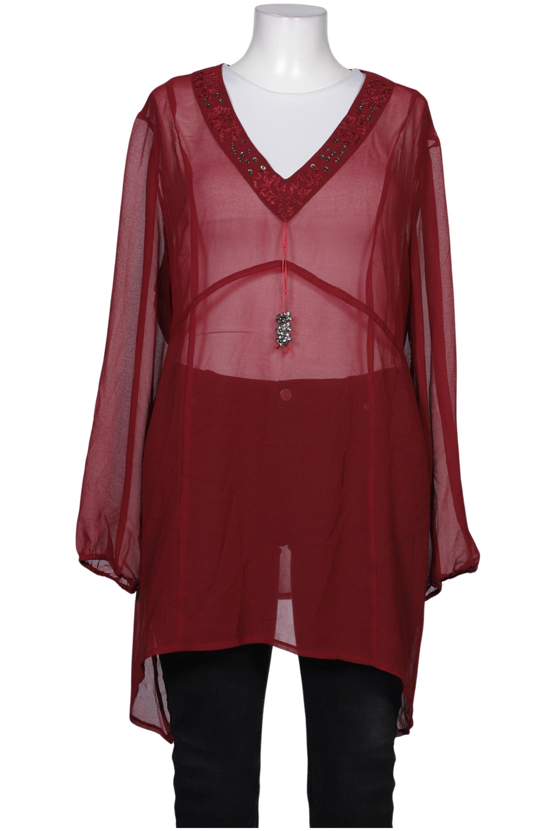 

sheego Damen Bluse, rot, Gr. 48