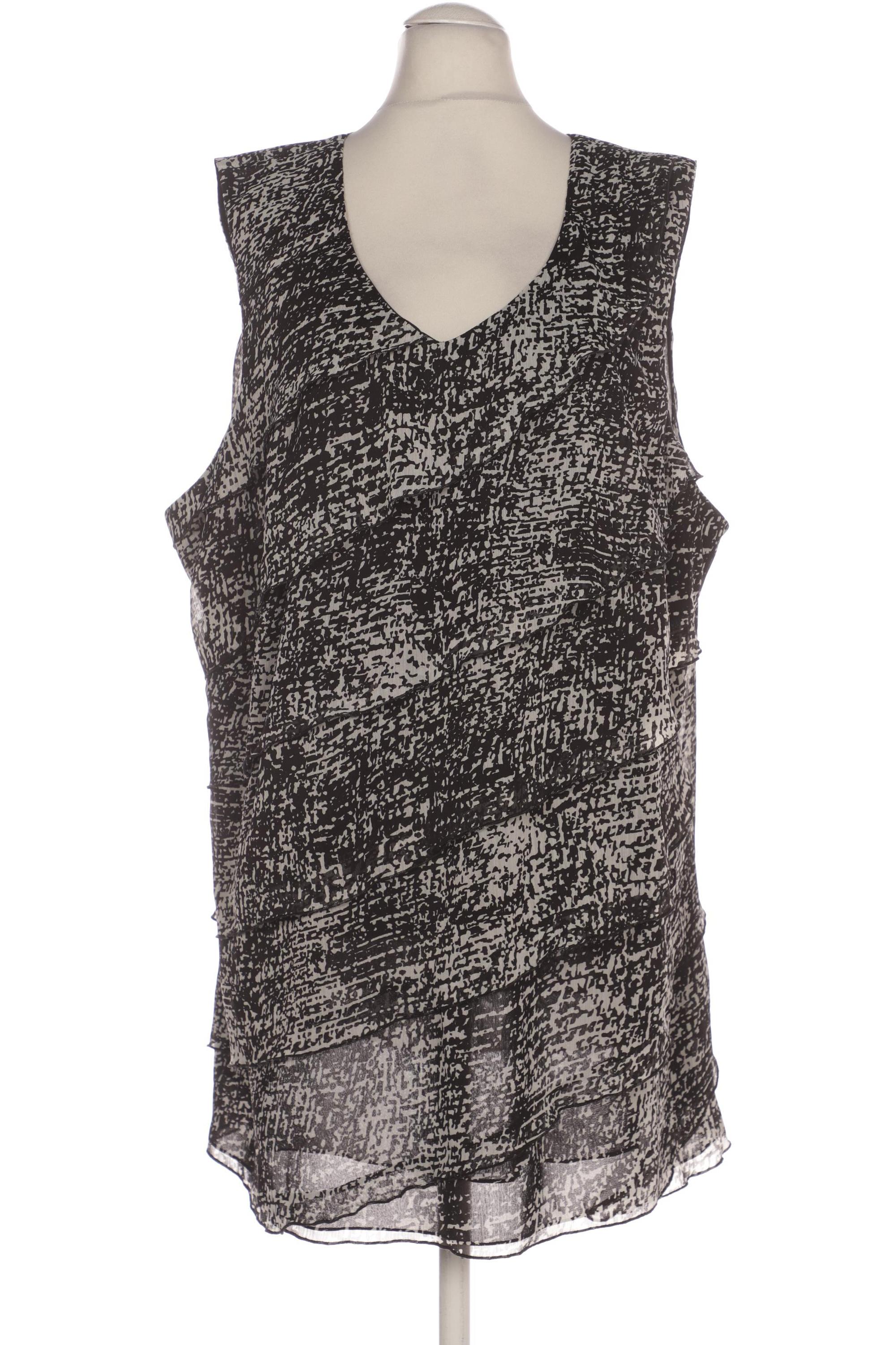 

sheego Damen Bluse, schwarz