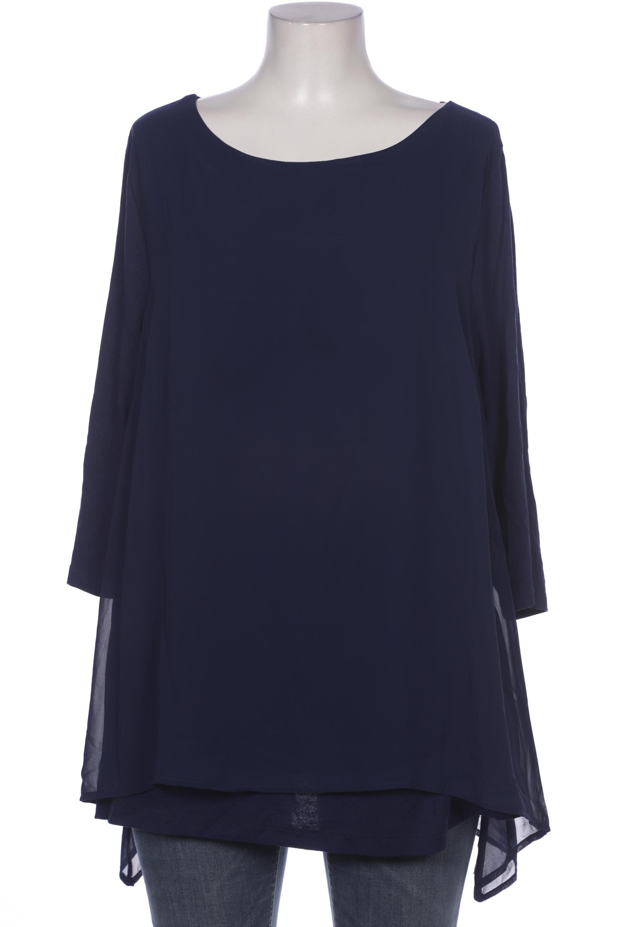 

sheego Damen Bluse, marineblau, Gr. 48