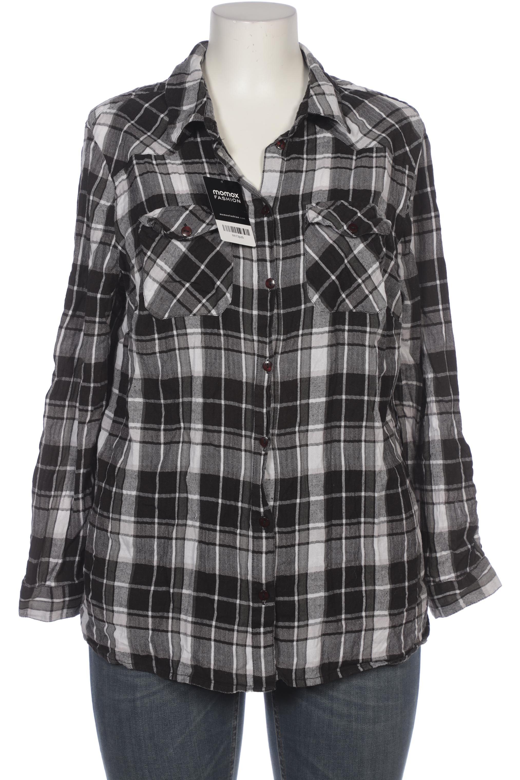 

sheego Damen Bluse, grau