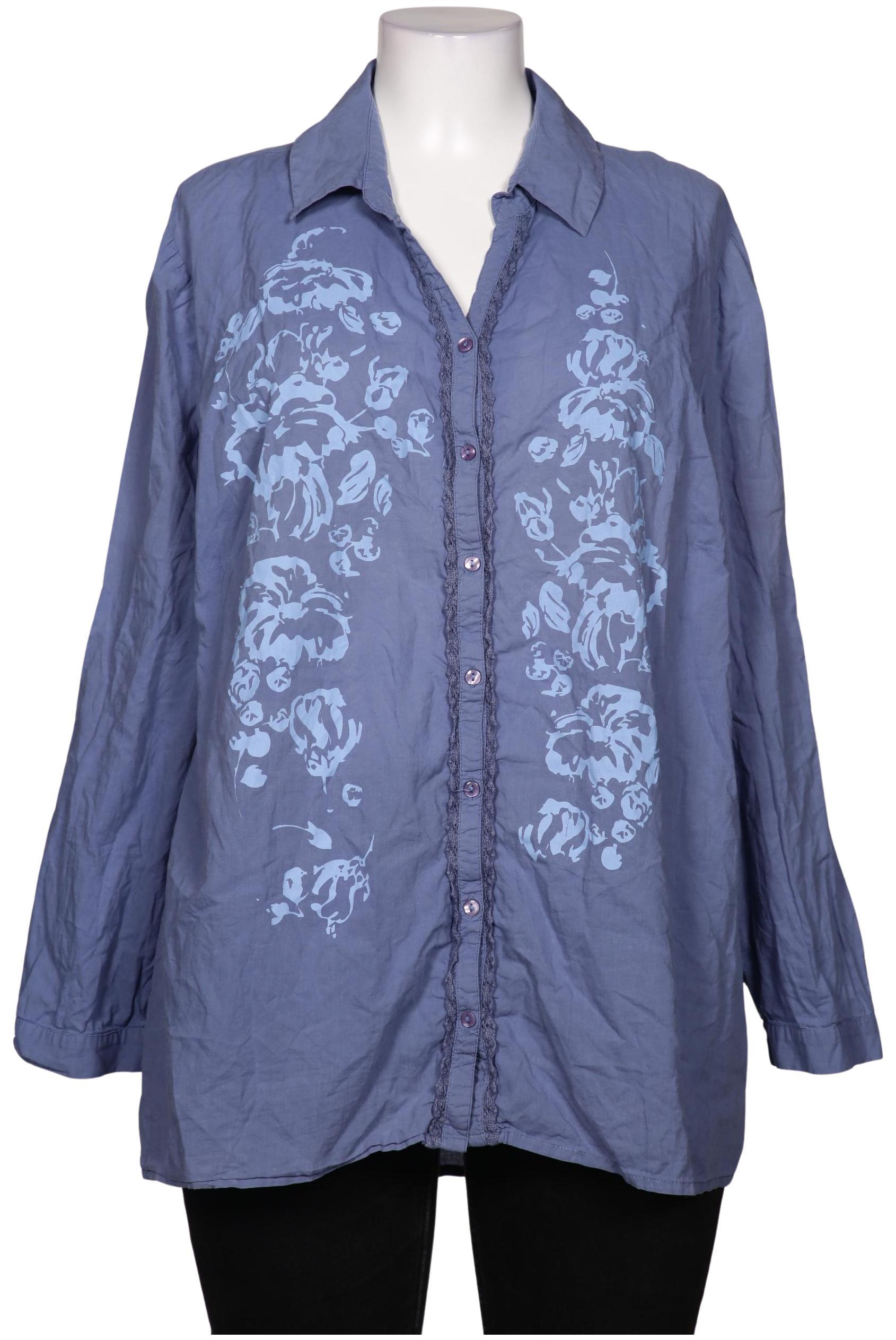 

sheego Damen Bluse, blau, Gr. 50