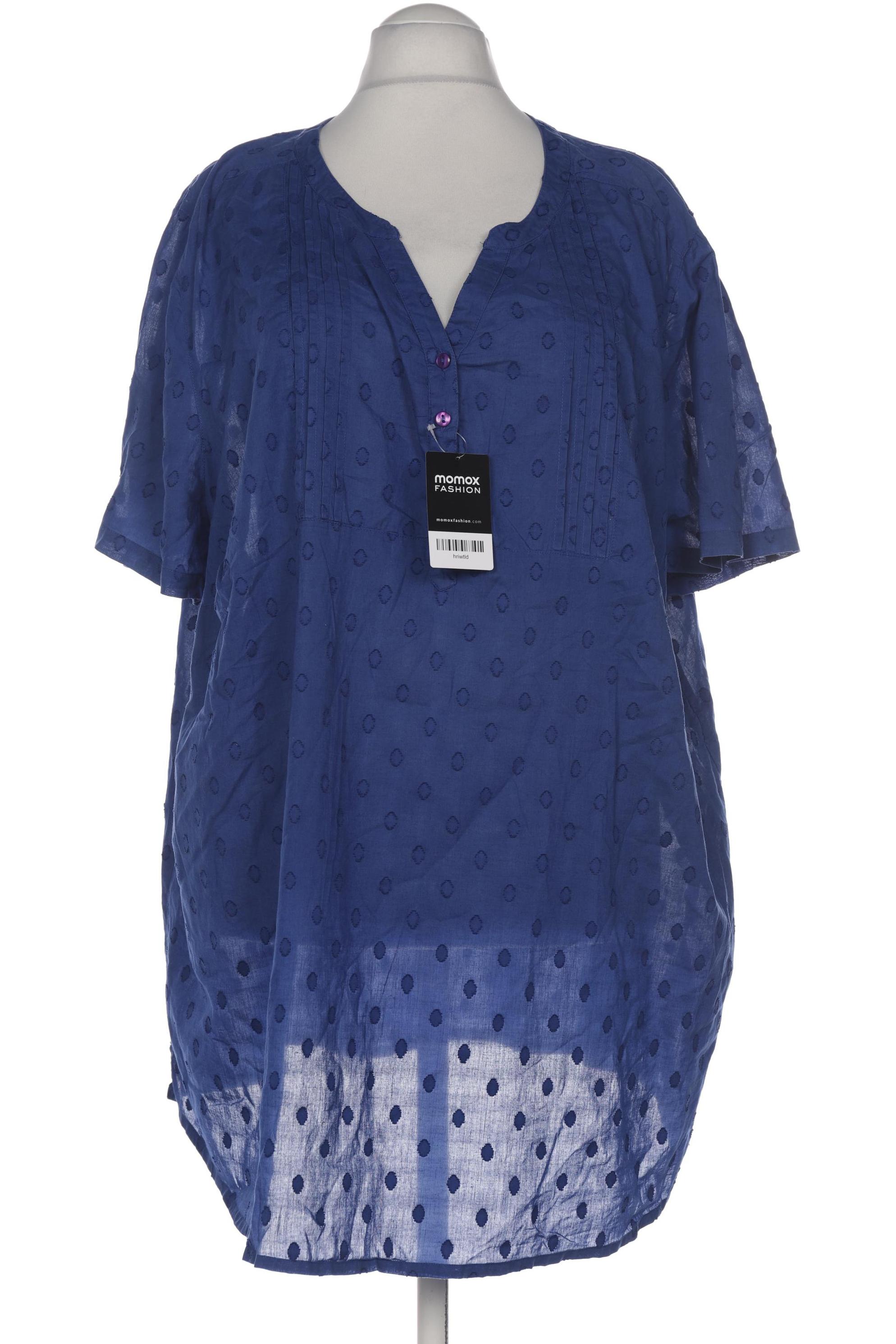 

sheego Damen Bluse, blau, Gr. 56