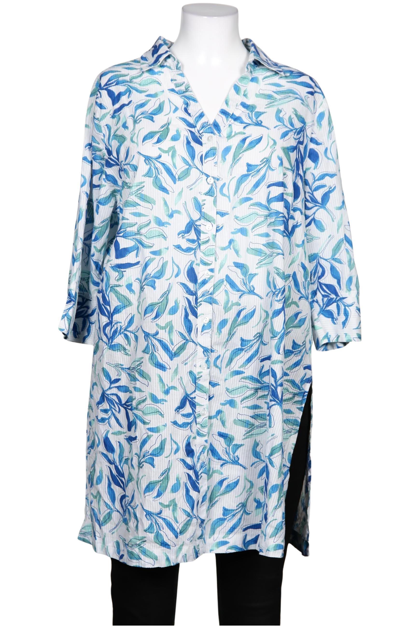 

sheego Damen Bluse, blau, Gr. 46