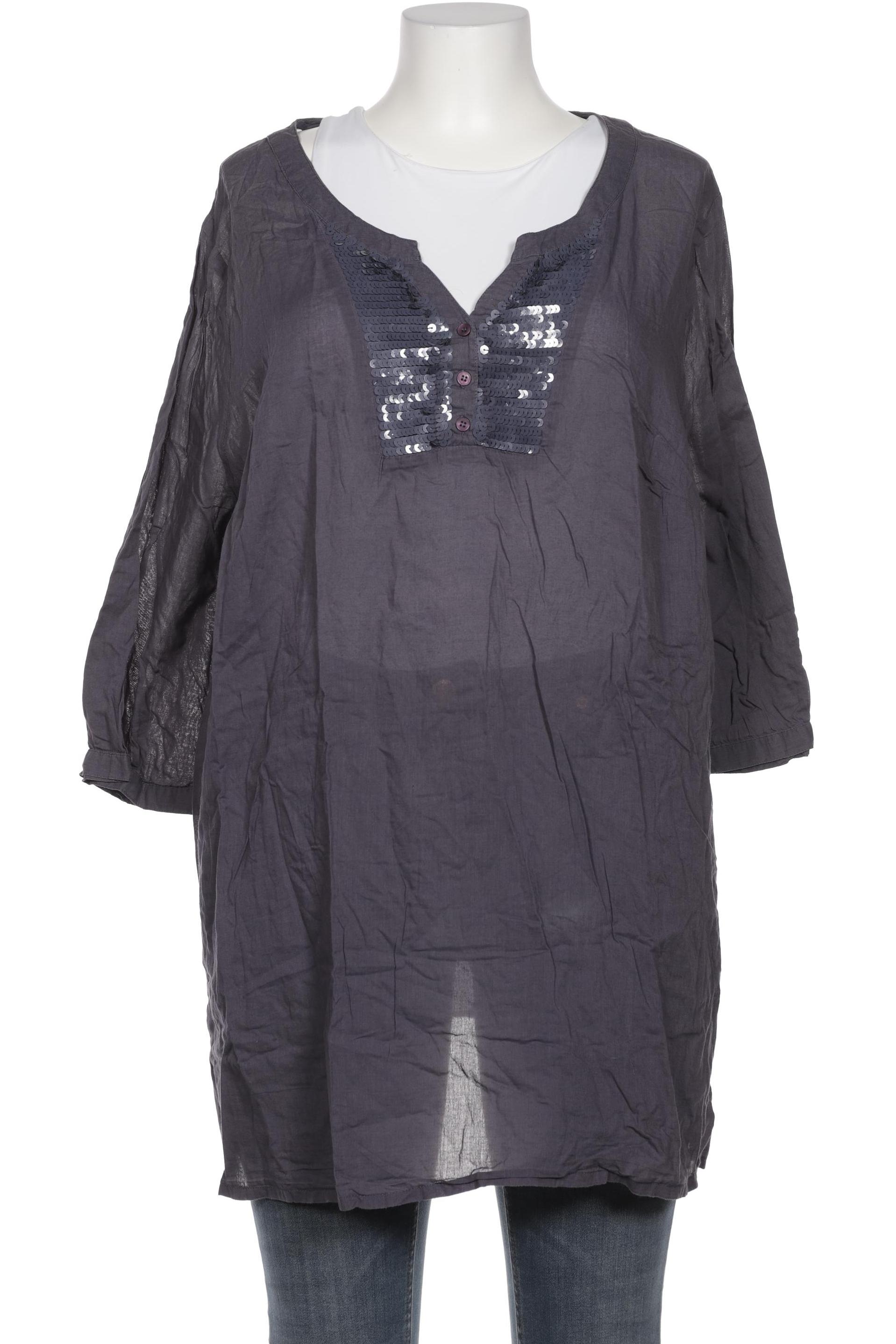 

sheego Damen Bluse, grau