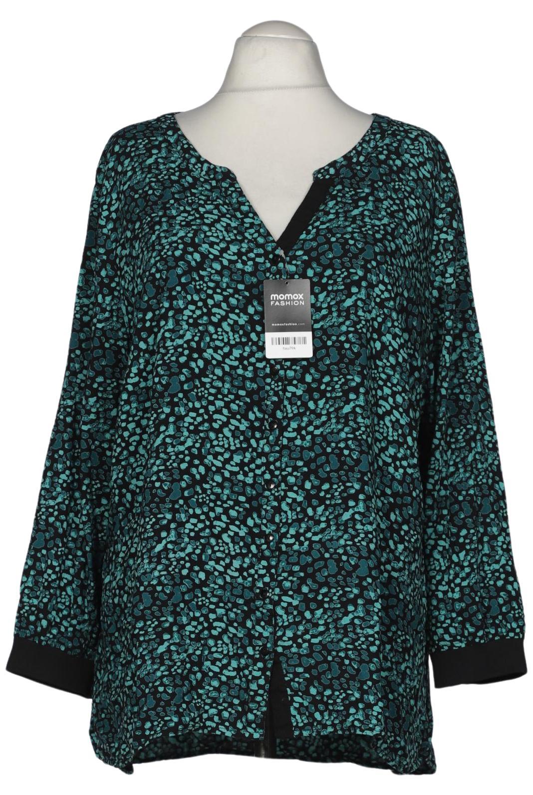 

sheego Damen Bluse, schwarz, Gr. 56