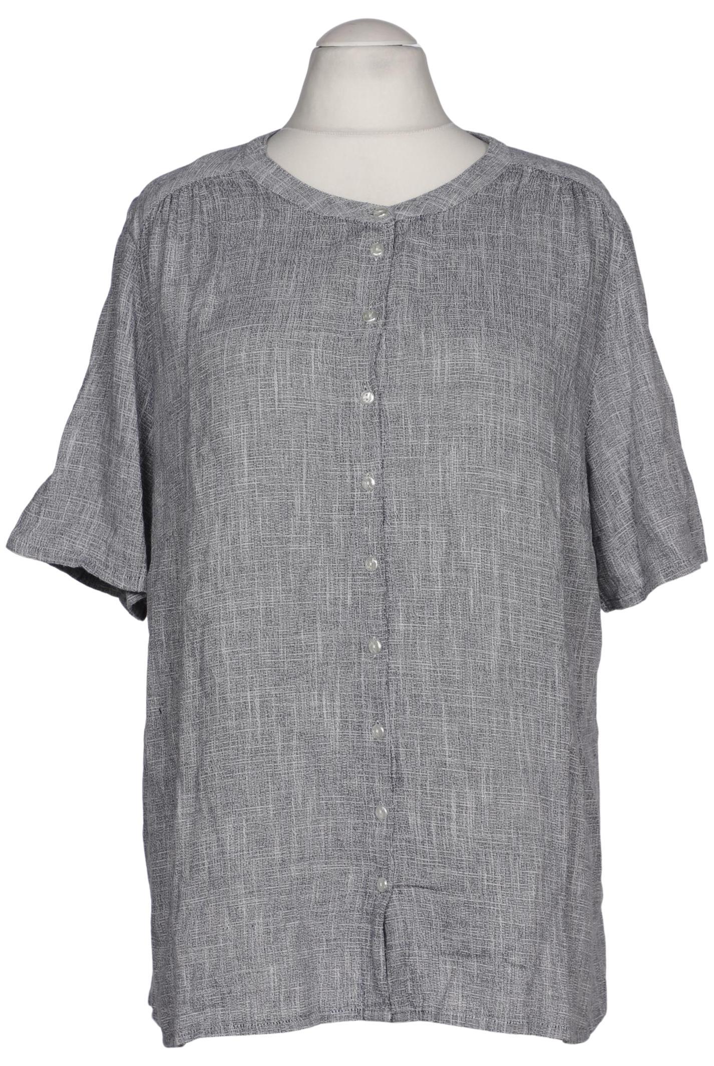 

sheego Damen Bluse, grau, Gr. 56