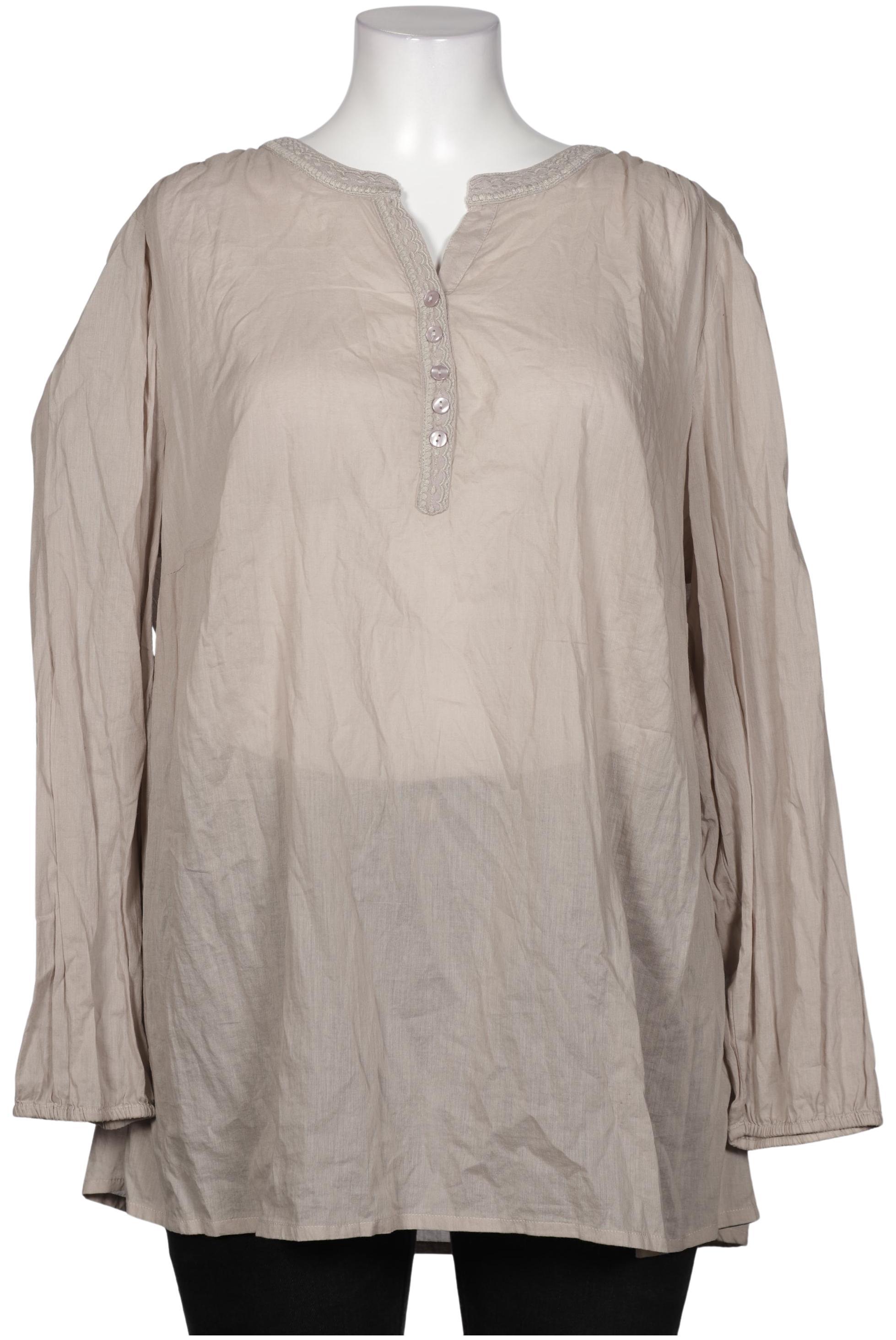 

sheego Damen Bluse, beige, Gr. 52