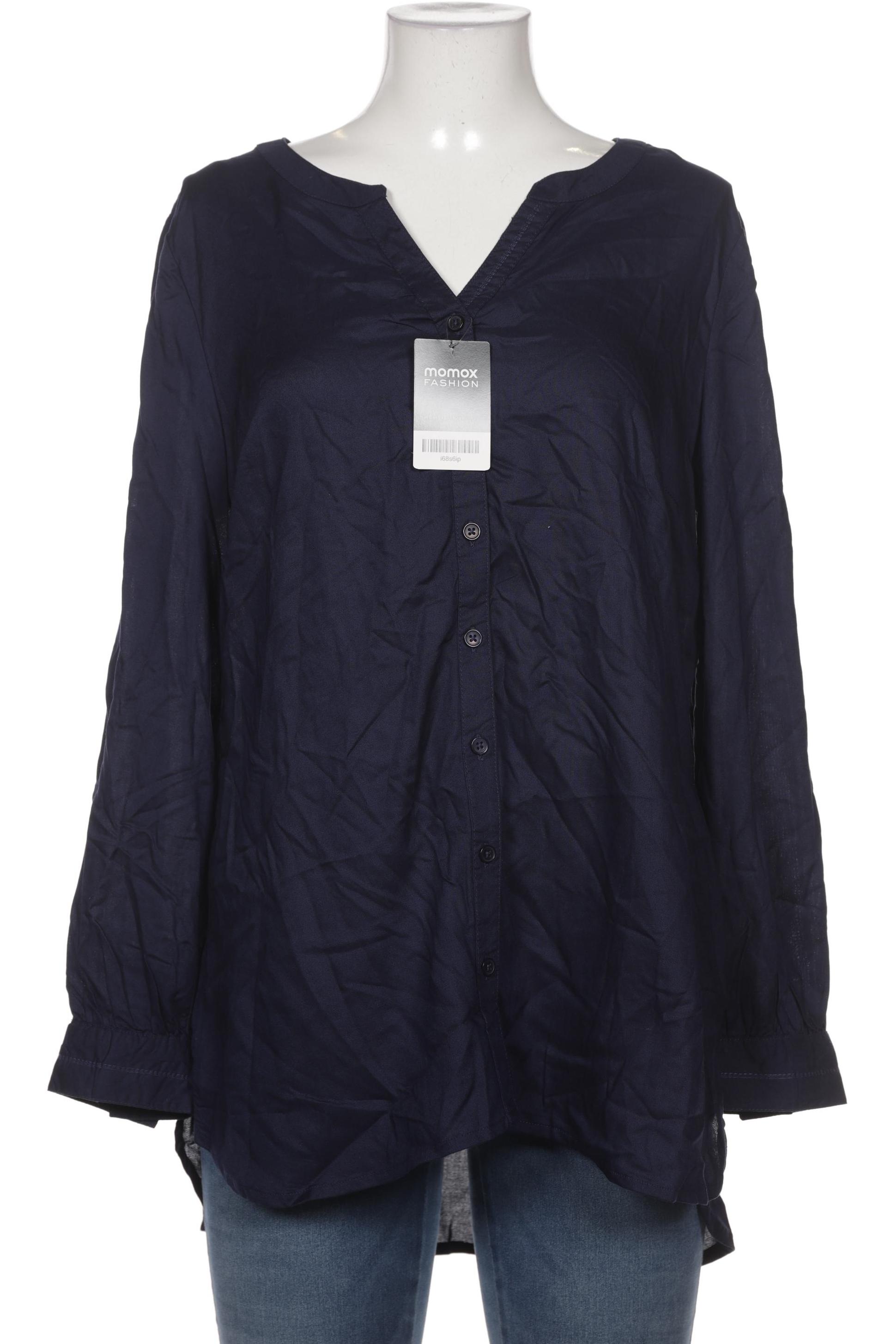 

sheego Damen Bluse, marineblau, Gr. 42