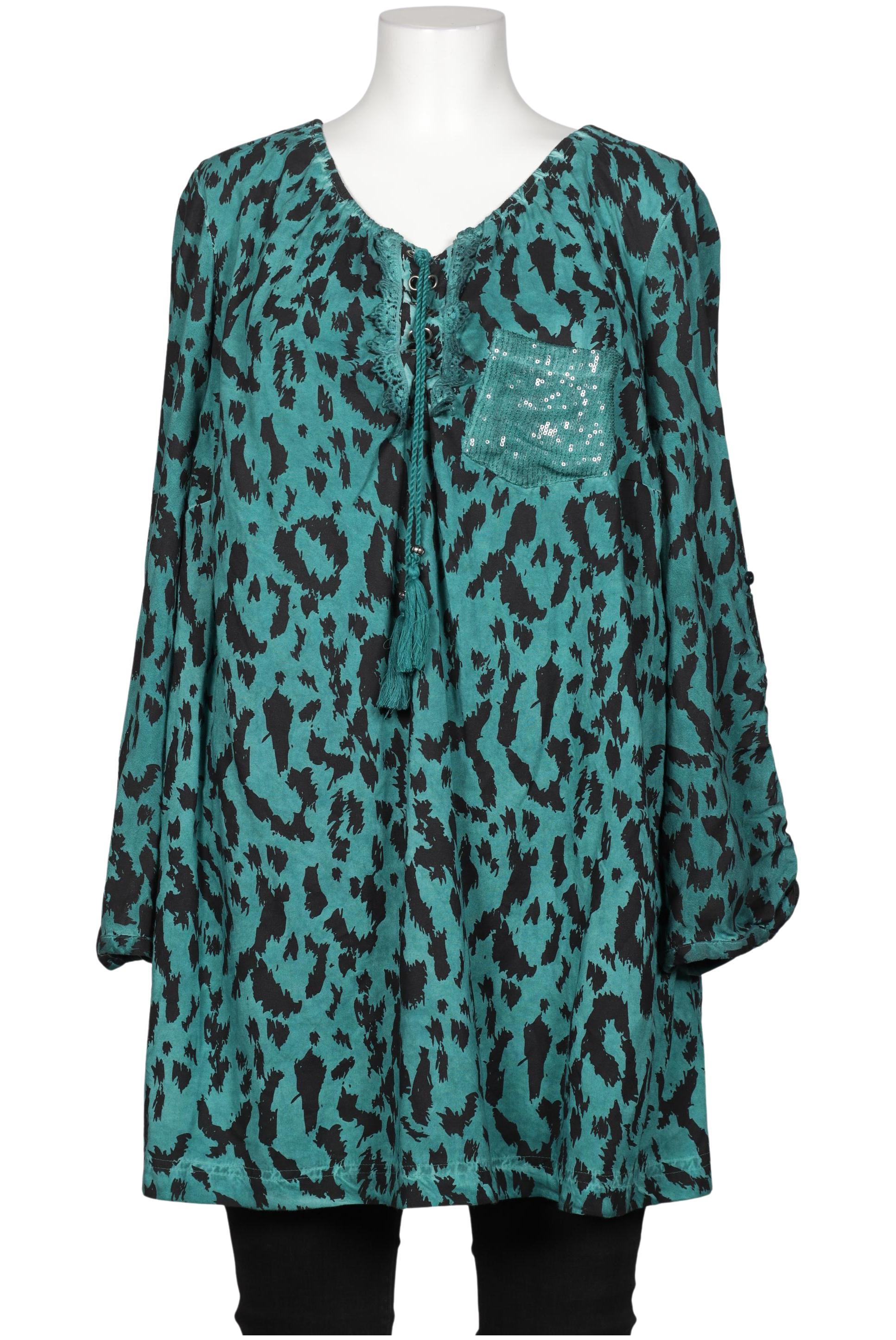 

sheego Damen Bluse, grün, Gr. 44