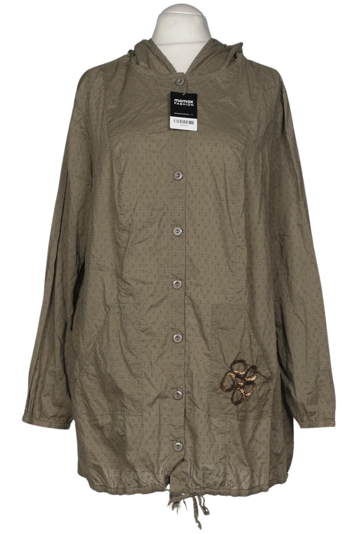 

sheego Damen Bluse, grün, Gr. 56