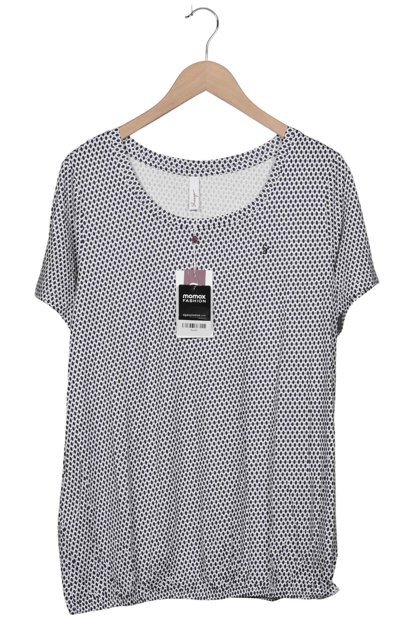 

sheego Damen Bluse, weiß, Gr. 40