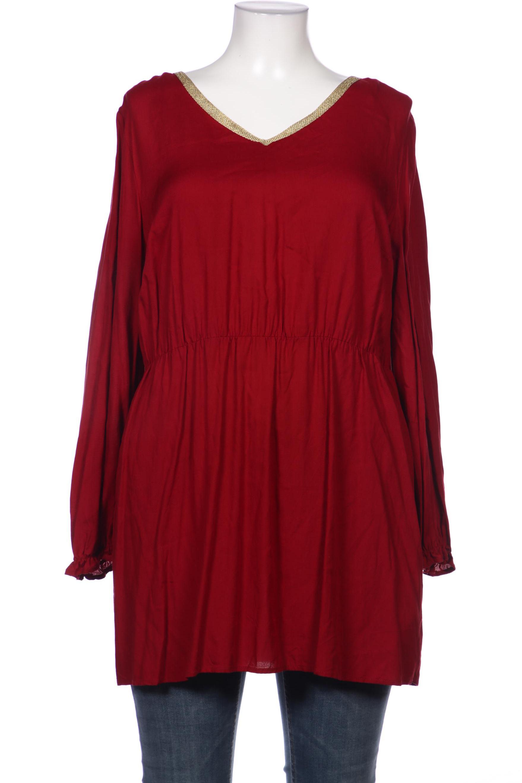 

sheego Damen Bluse, rot, Gr. 46