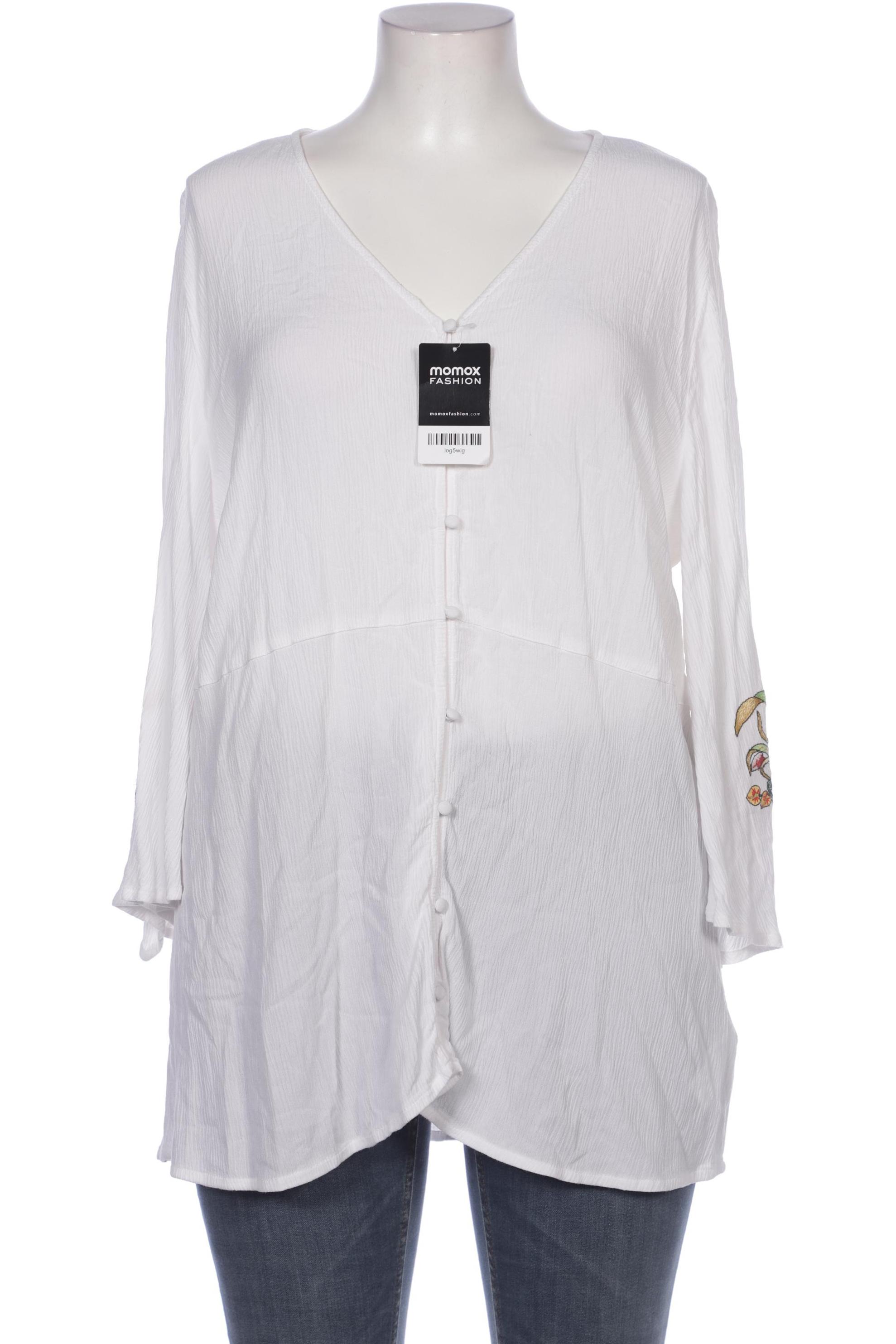 

sheego Damen Bluse, cremeweiß, Gr. 46