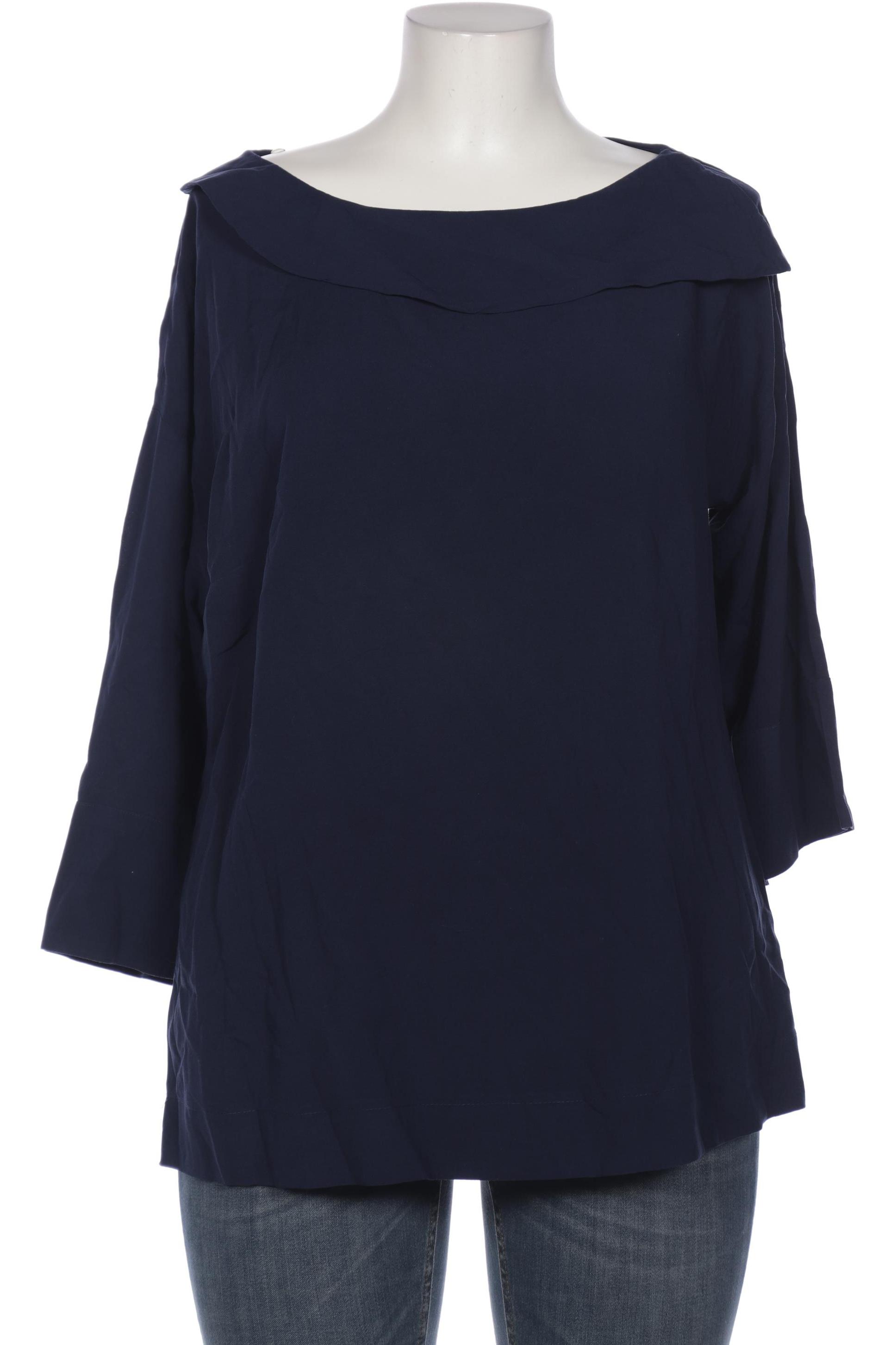 

sheego Damen Bluse, marineblau, Gr. 44