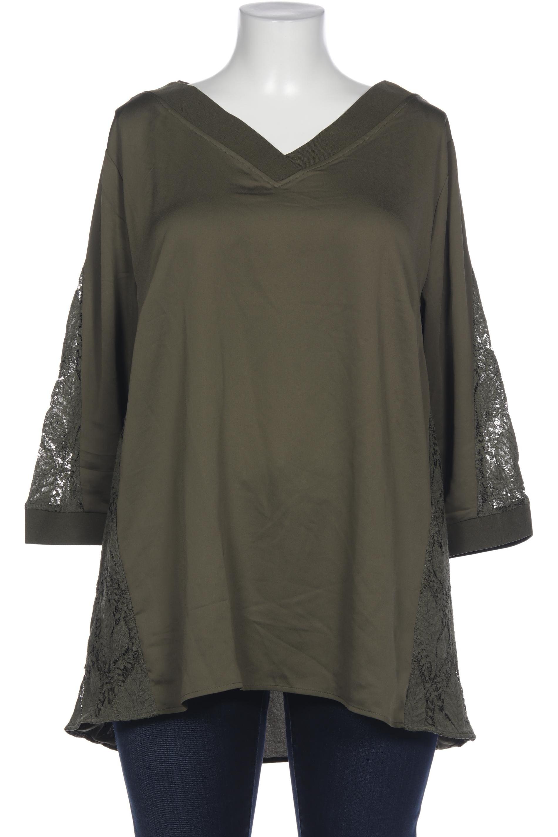 

sheego Damen Bluse, grün, Gr. 48