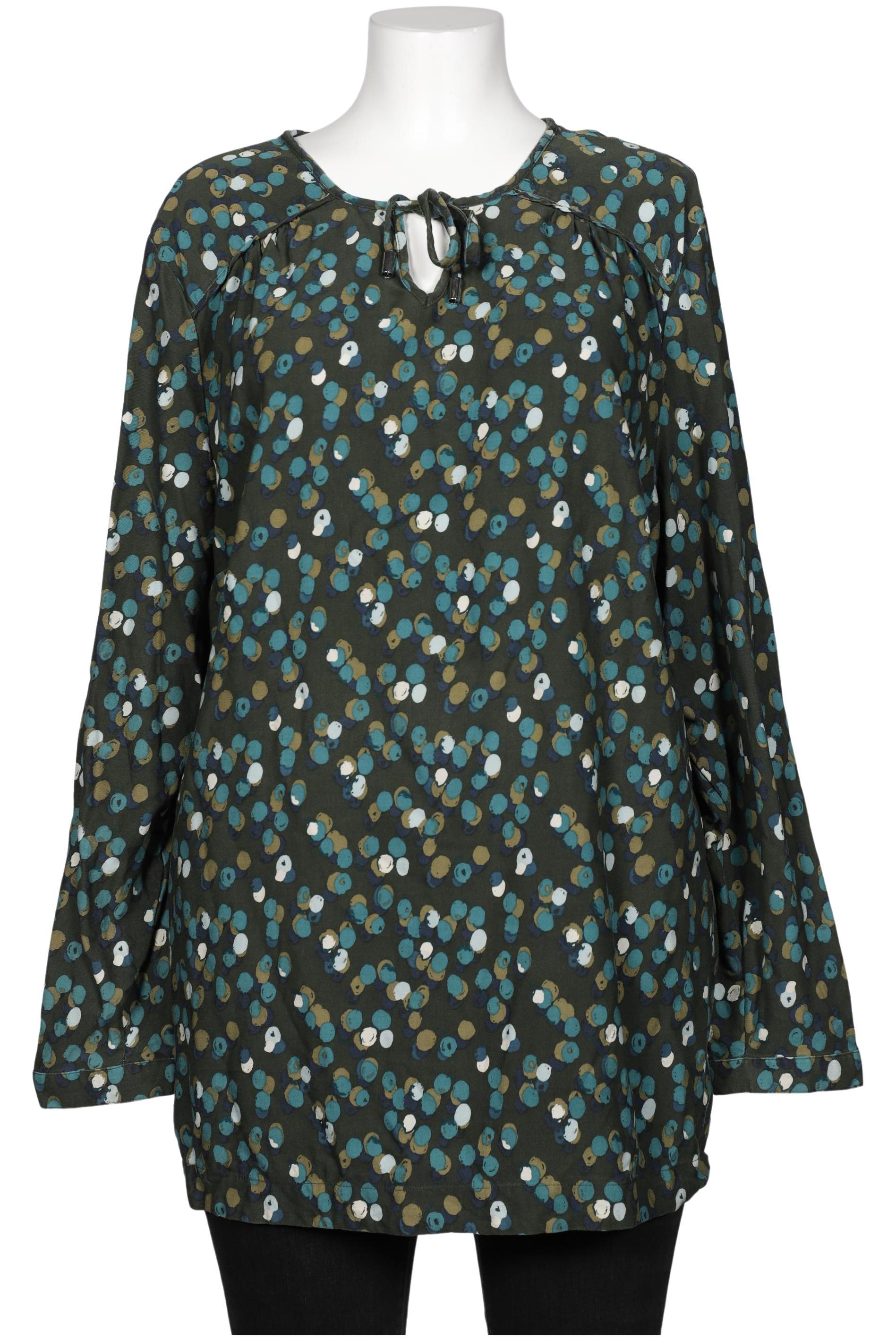 

sheego Damen Bluse, grün, Gr. 52