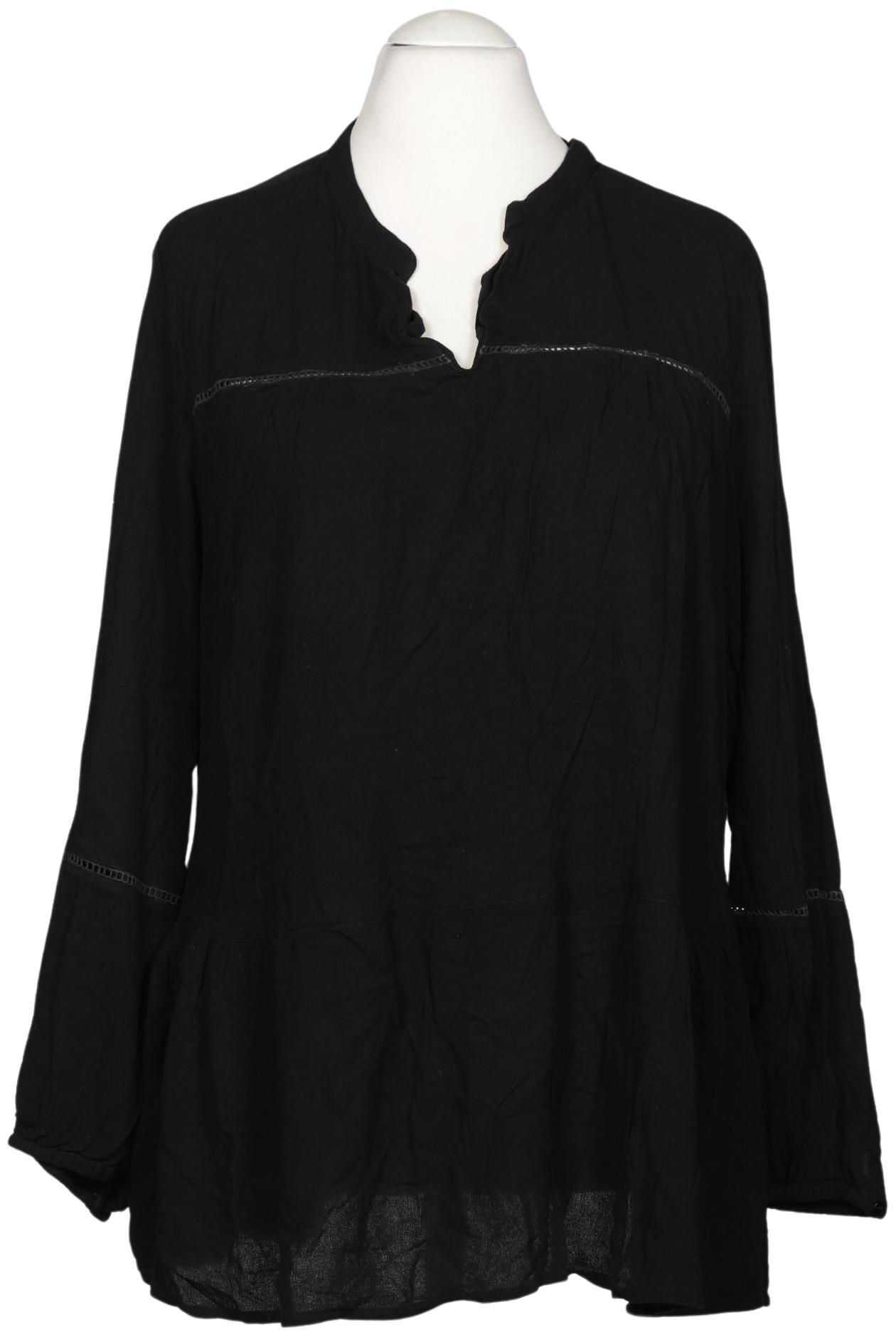 

sheego Damen Bluse, schwarz, Gr. 50