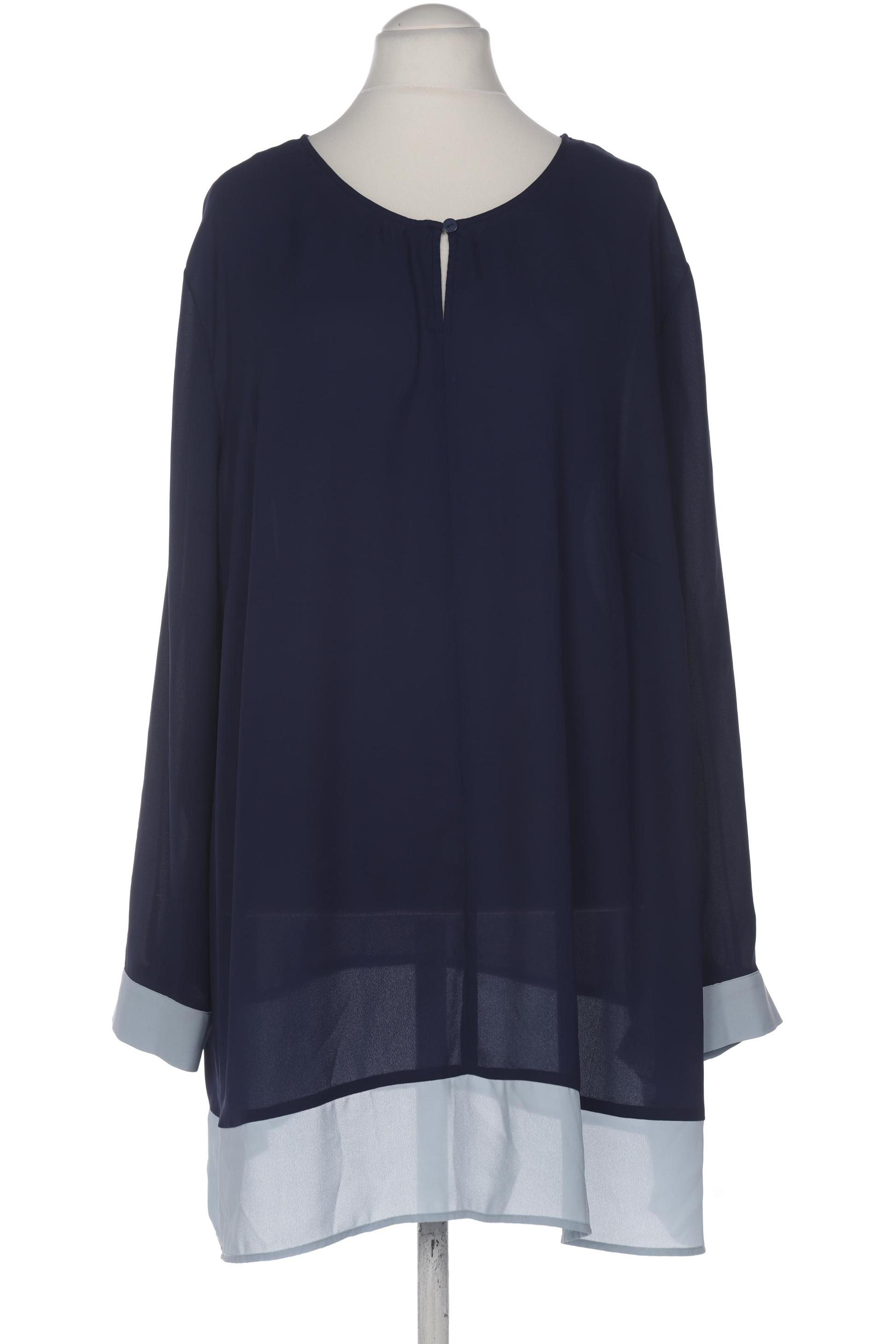 

sheego Damen Bluse, marineblau, Gr. 56
