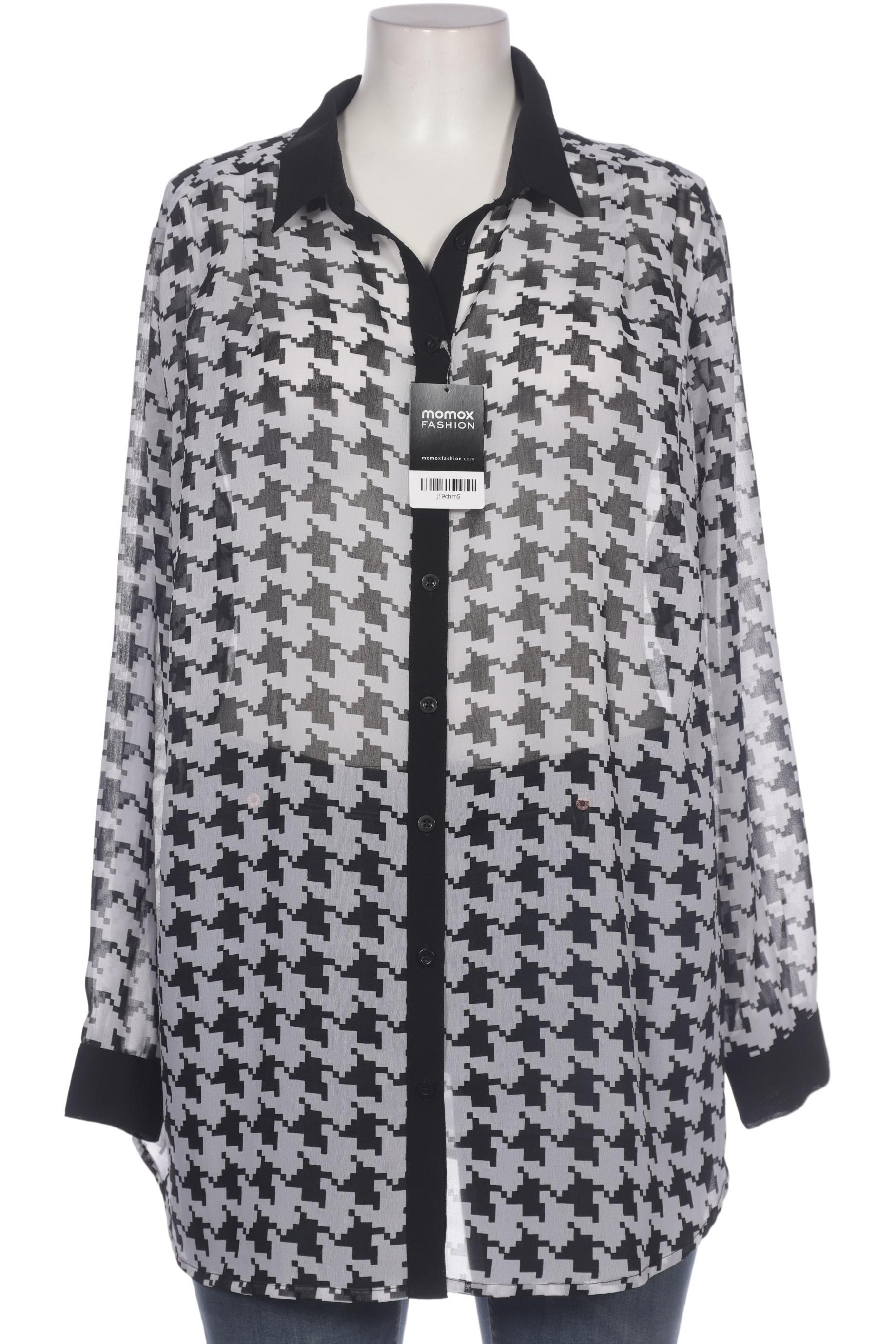 

sheego Damen Bluse, weiß, Gr. 48