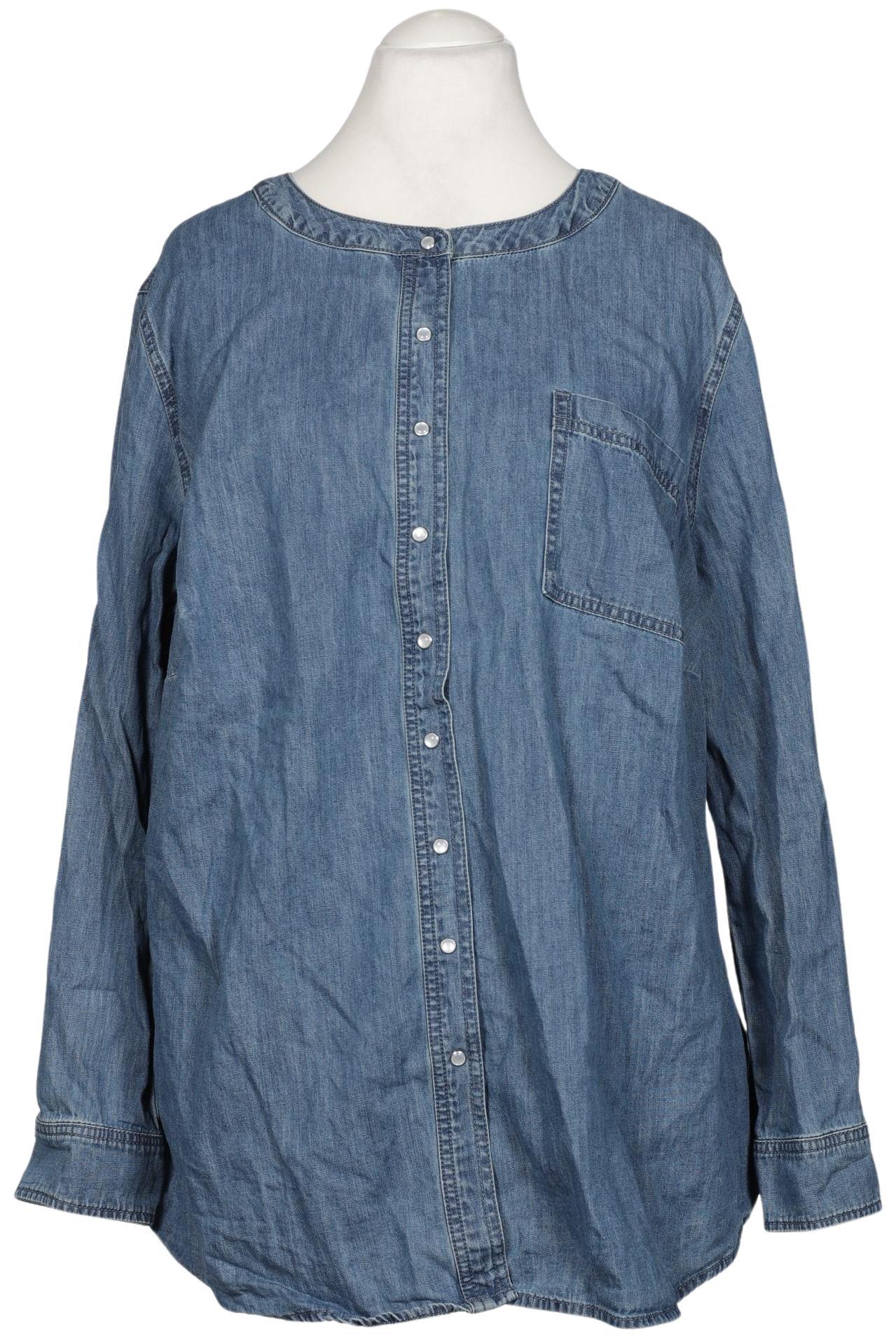 

sheego Damen Bluse, blau, Gr. 50