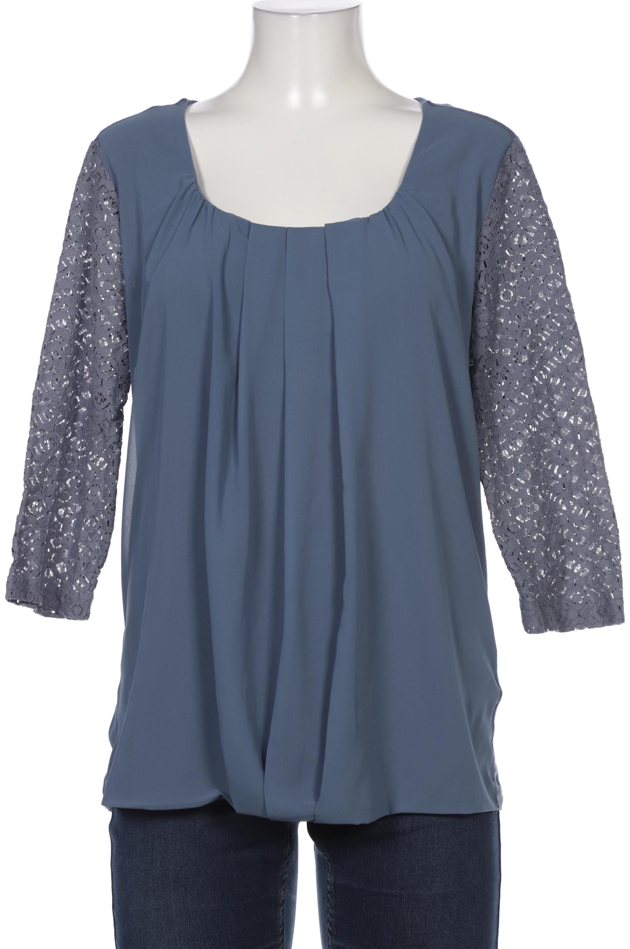 

sheego Damen Bluse, blau