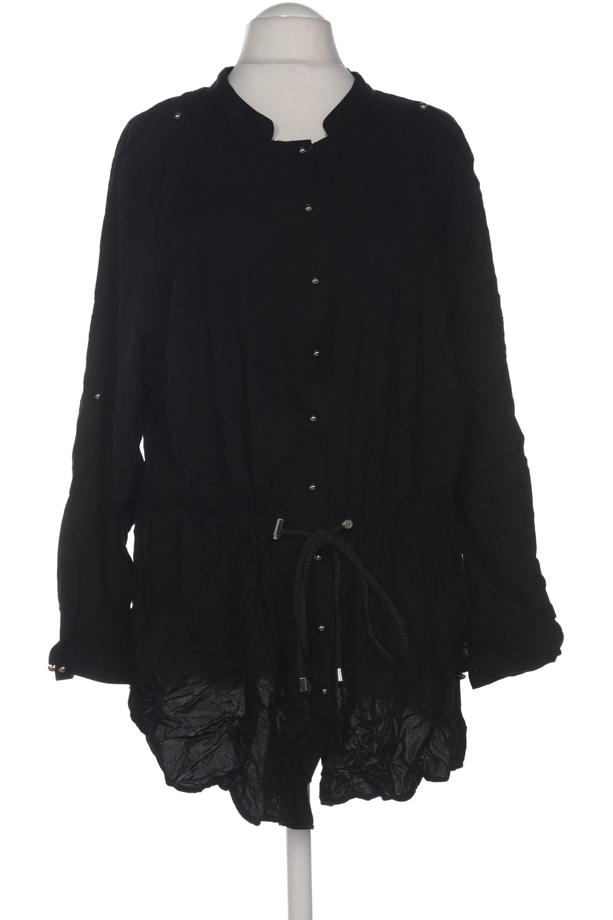 

sheego Damen Bluse, schwarz, Gr. 56