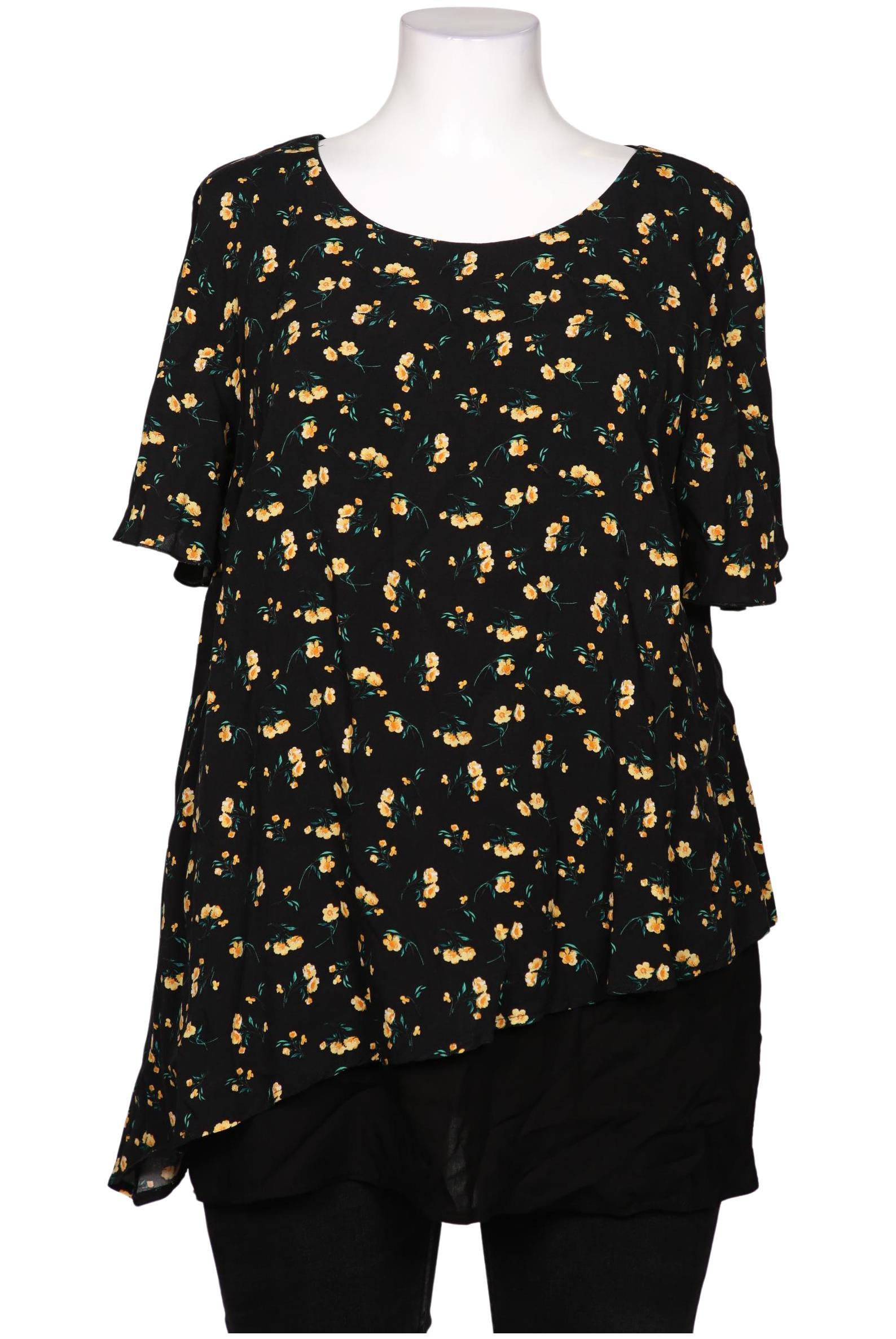 

sheego Damen Bluse, schwarz, Gr. 48