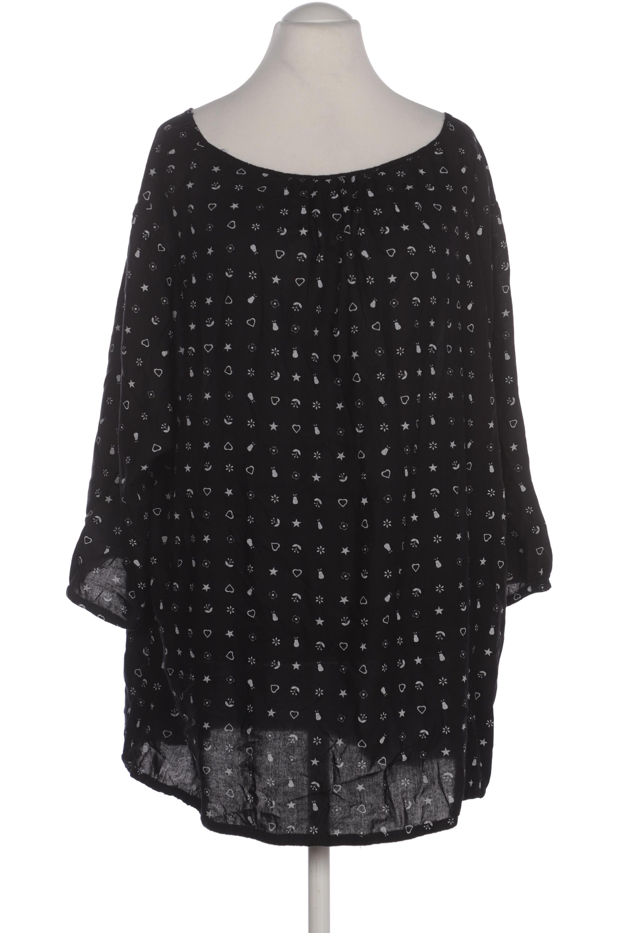 

sheego Damen Bluse, schwarz, Gr. 54