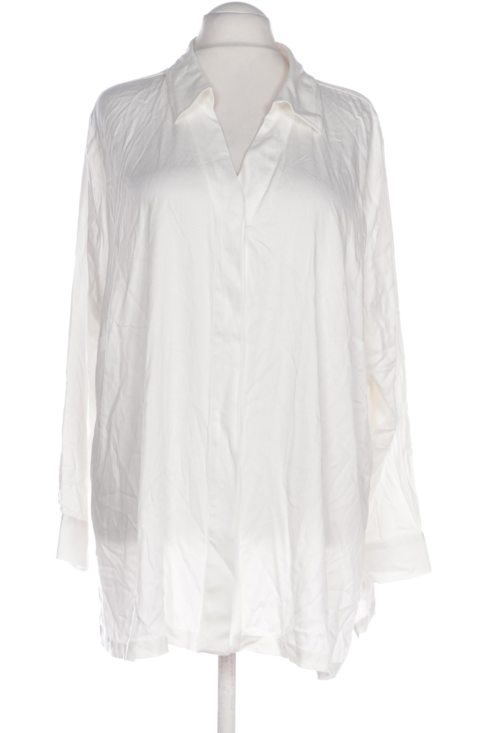 

sheego Damen Bluse, weiß, Gr. 26