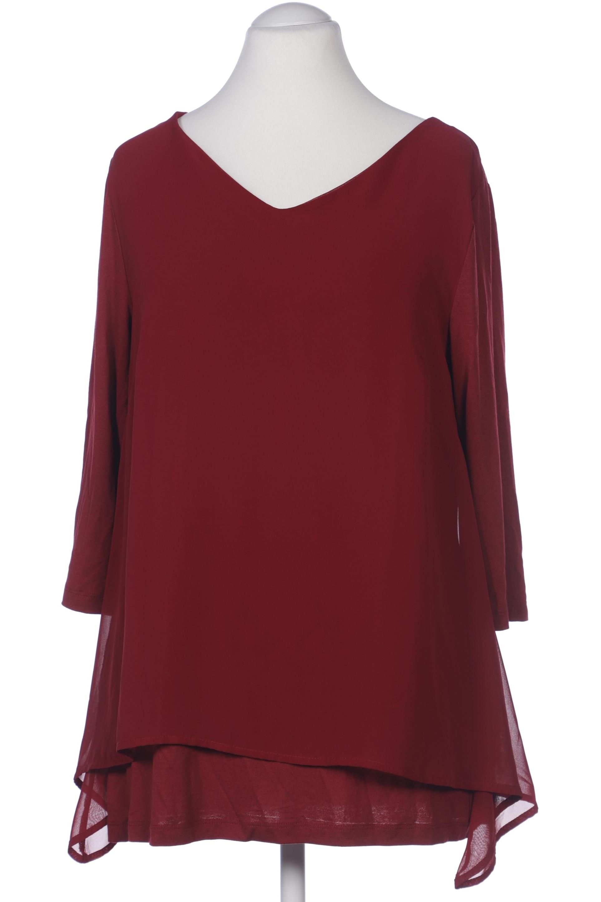 

sheego Damen Bluse, bordeaux, Gr. 40
