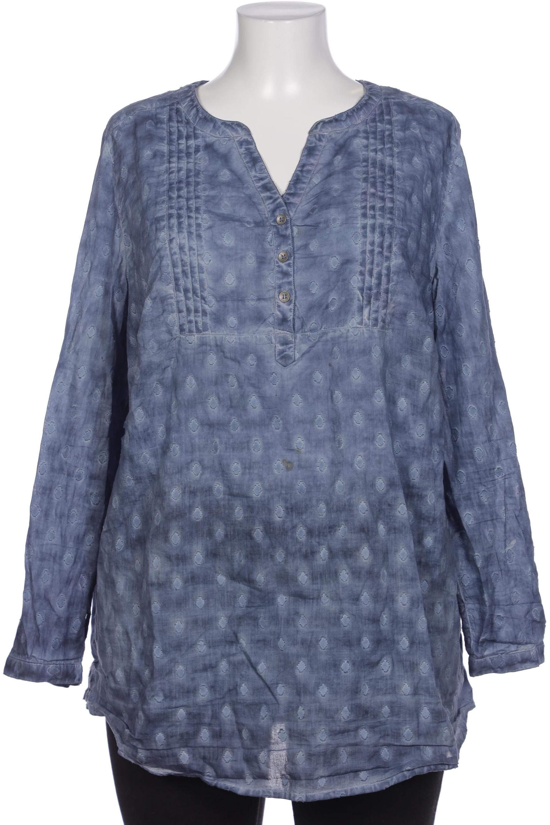 

sheego Damen Bluse, blau, Gr. 48