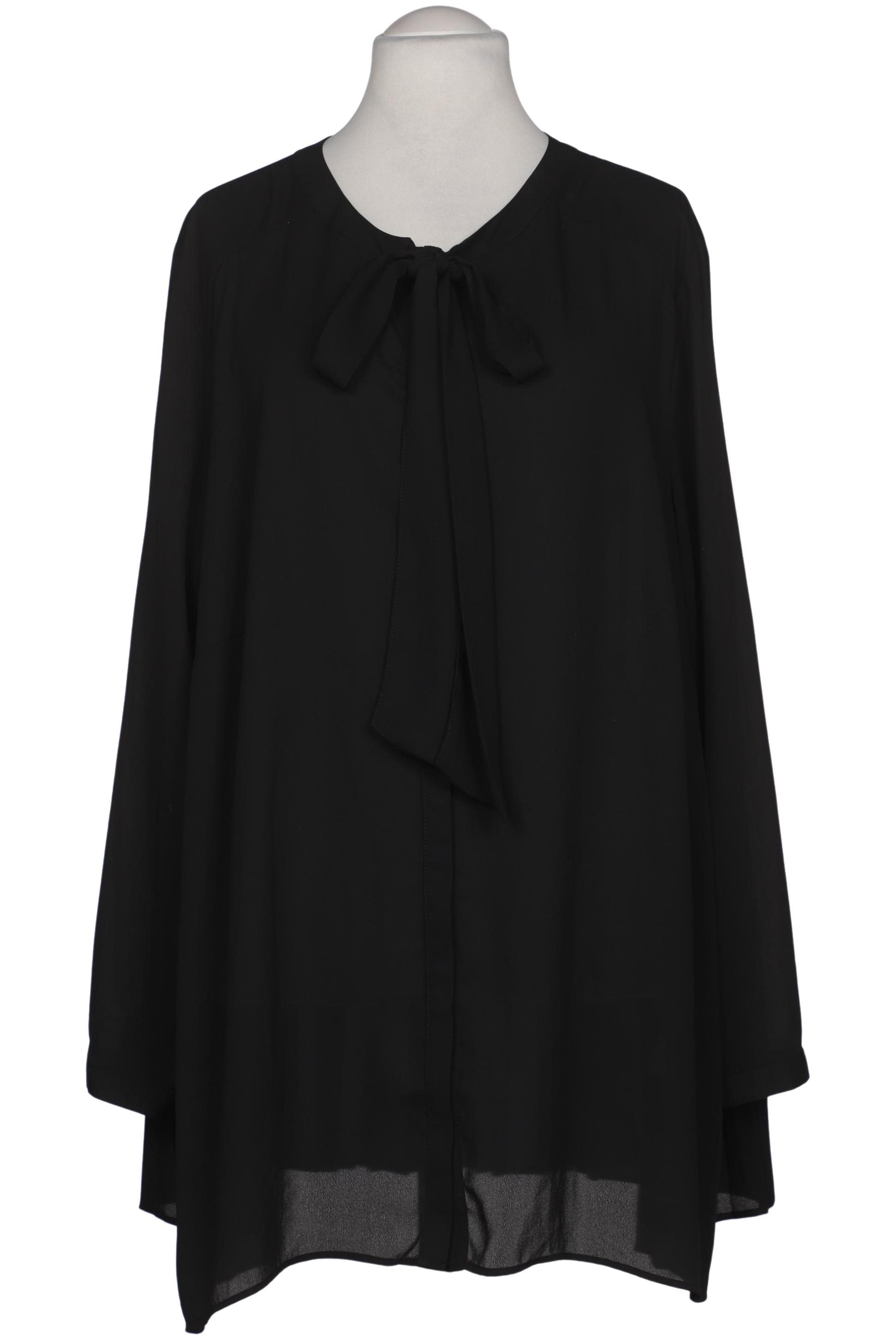 

sheego Damen Bluse, schwarz, Gr. 52