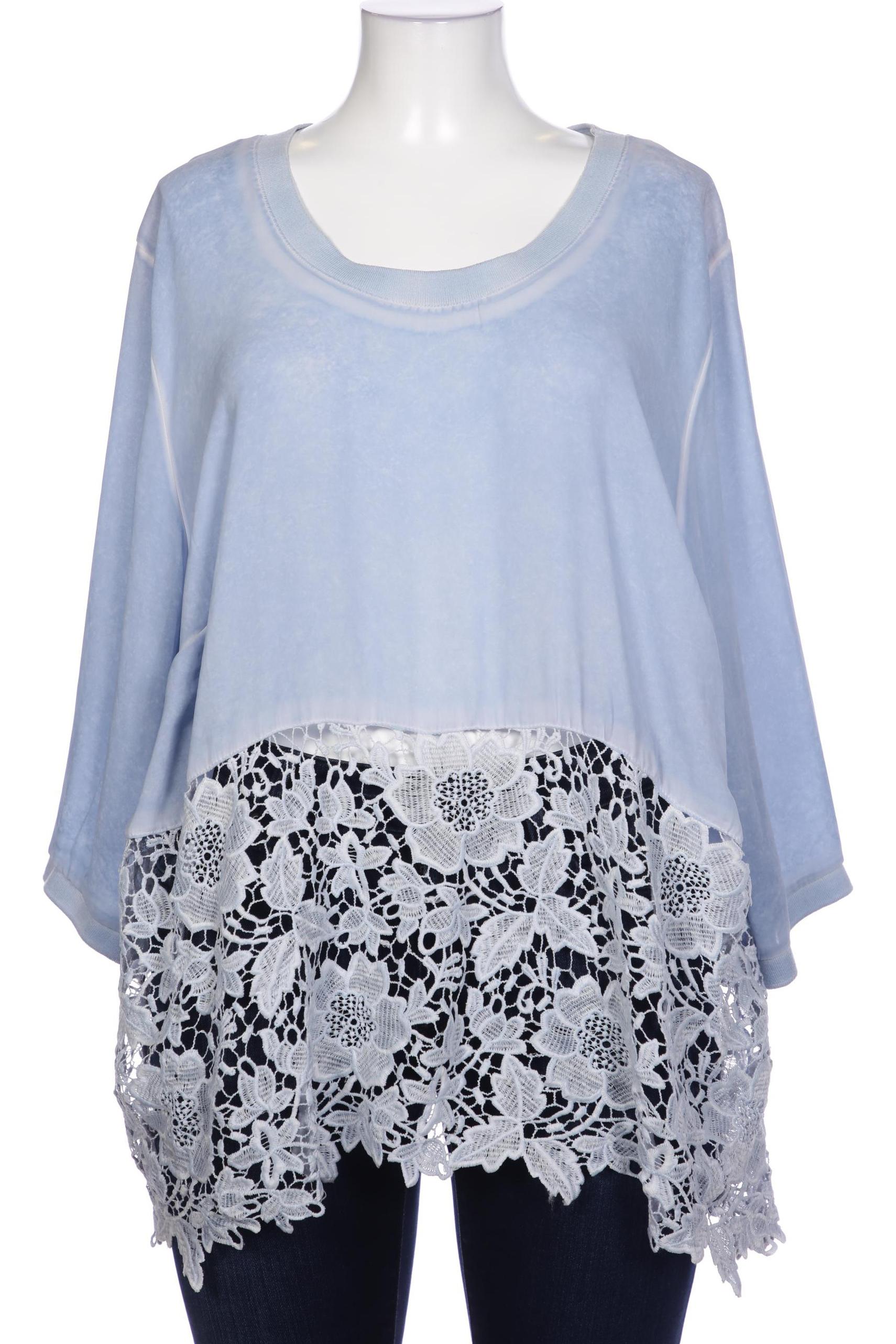 

sheego Damen Bluse, hellblau, Gr. 52