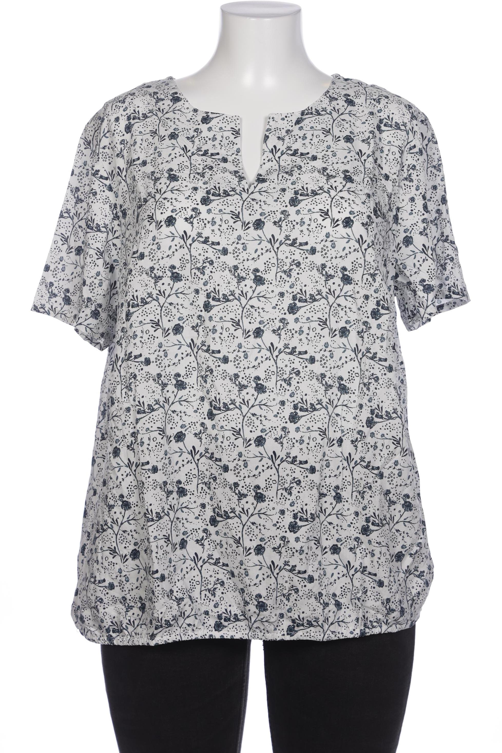 

sheego Damen Bluse, weiß, Gr. 48