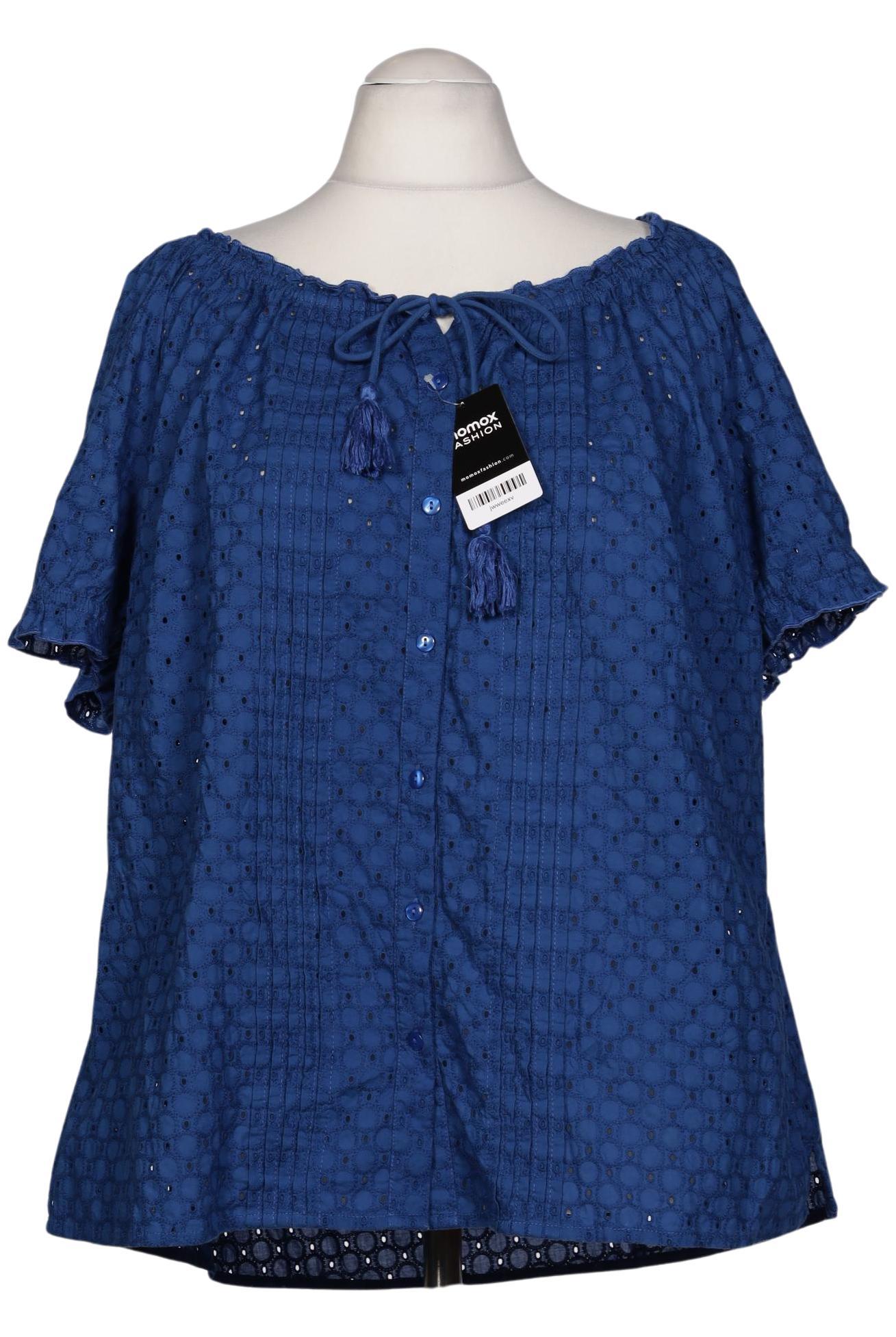

sheego Damen Bluse, blau, Gr. 46