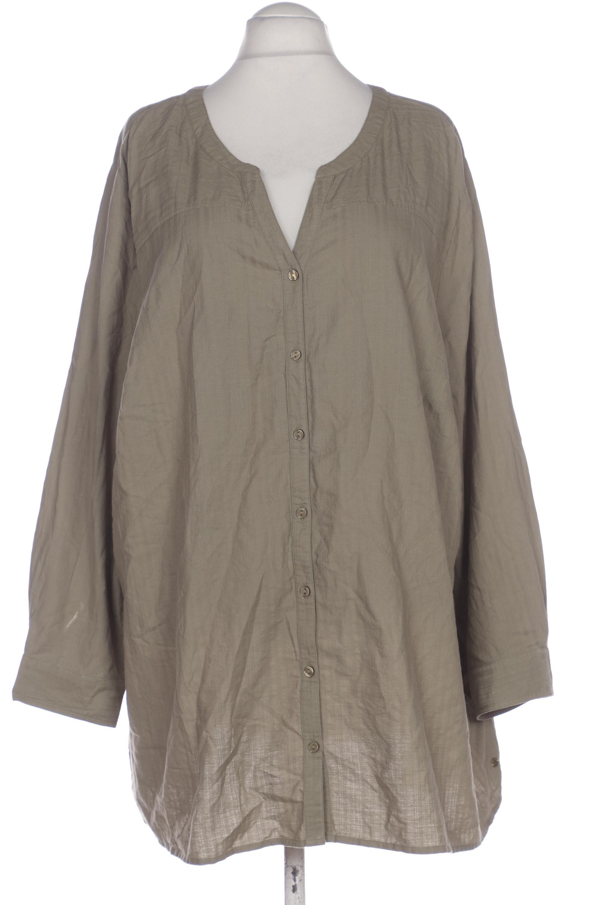 

sheego Damen Bluse, grün, Gr. 58