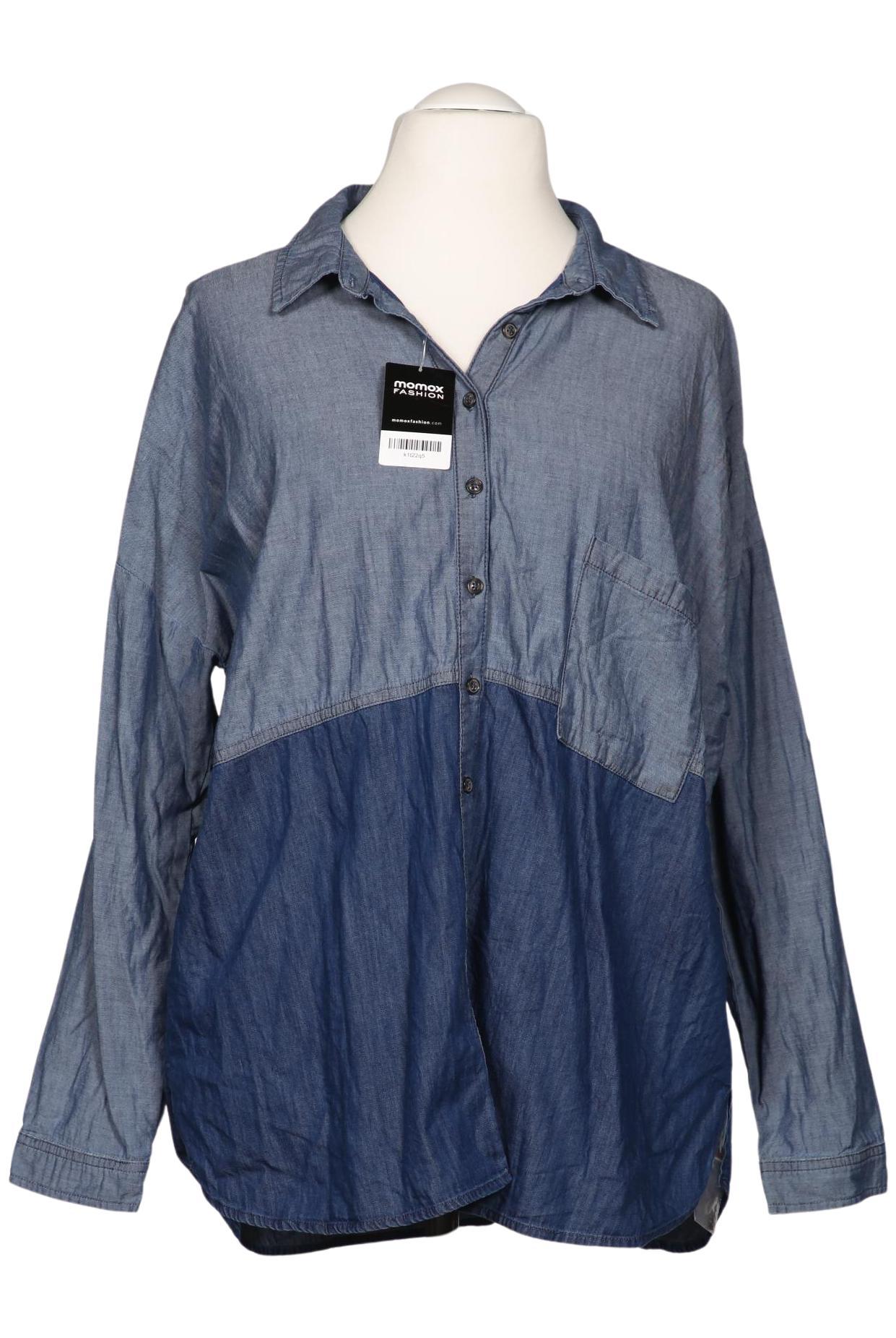 

sheego Damen Bluse, blau, Gr. 50