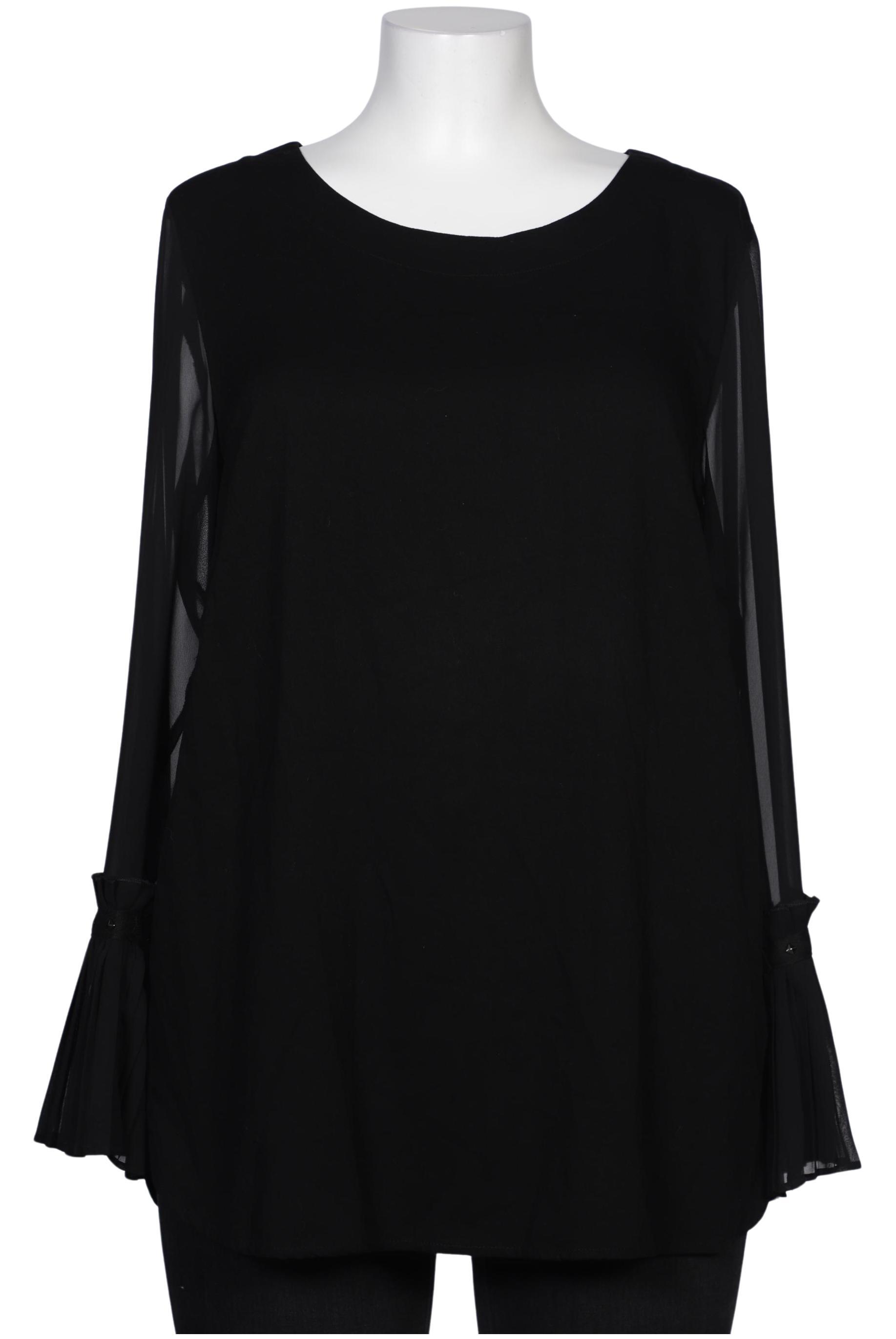 

sheego Damen Bluse, schwarz, Gr. 44