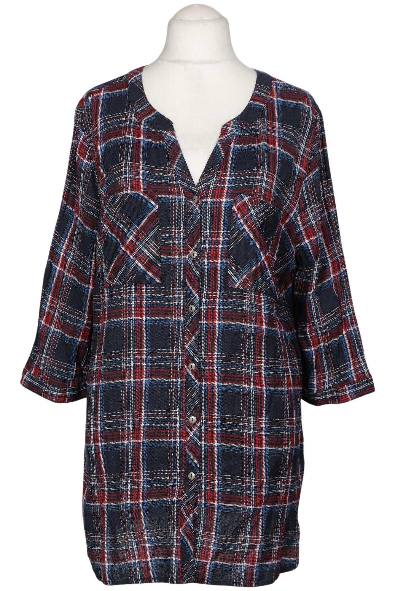 

sheego Damen Bluse, mehrfarbig, Gr. 50