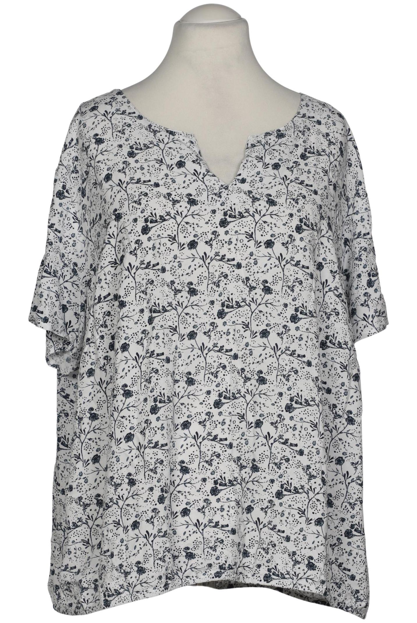 

sheego Damen Bluse, weiß, Gr. 56