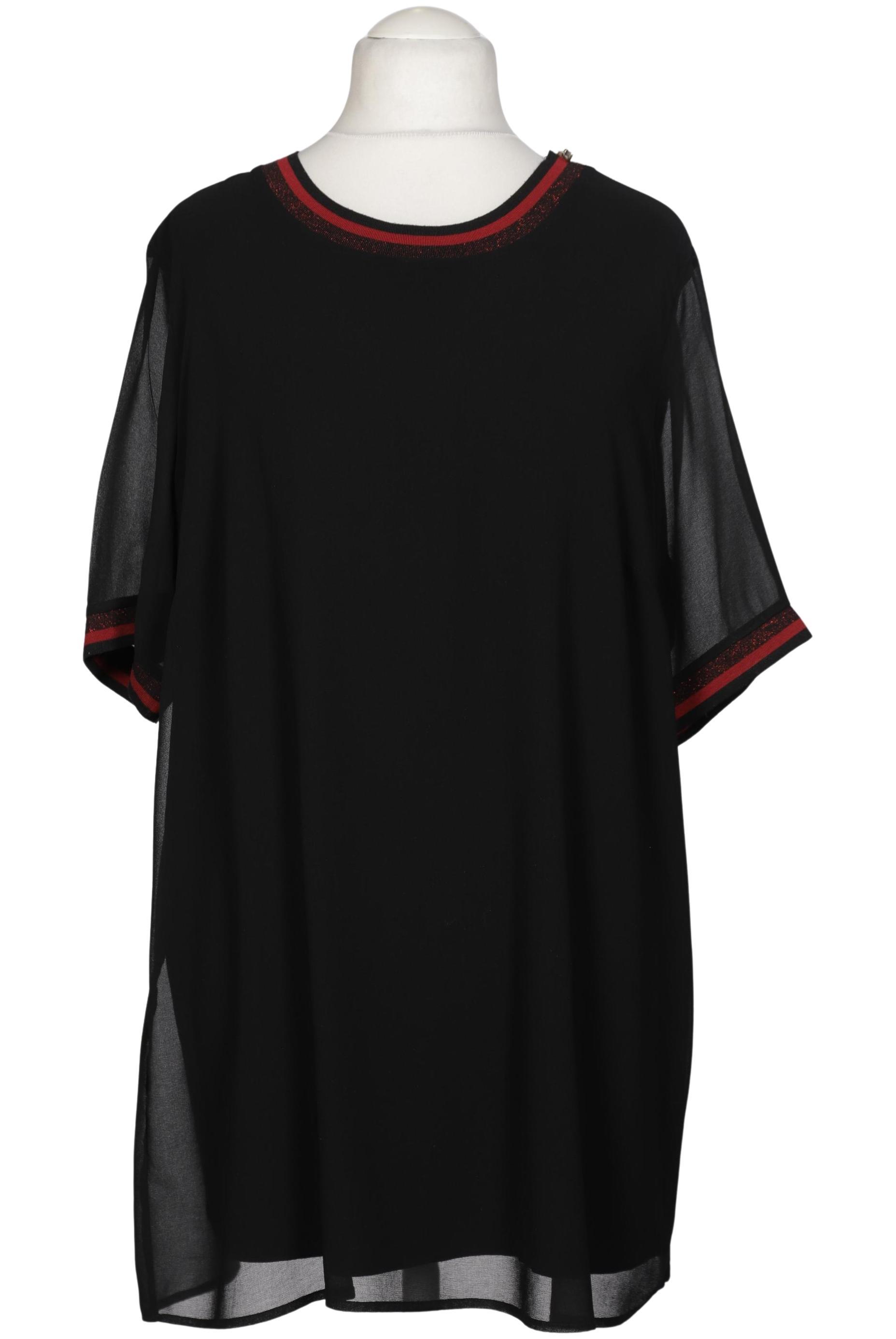 

sheego Damen Bluse, schwarz, Gr. 48