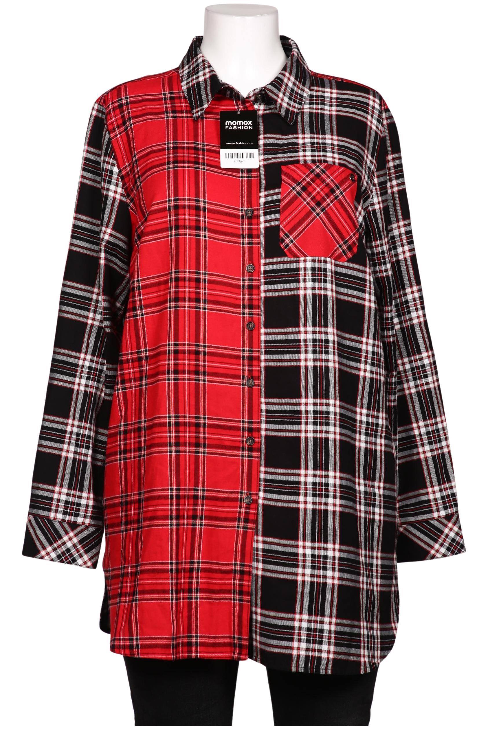 

sheego Damen Bluse, rot, Gr. 44