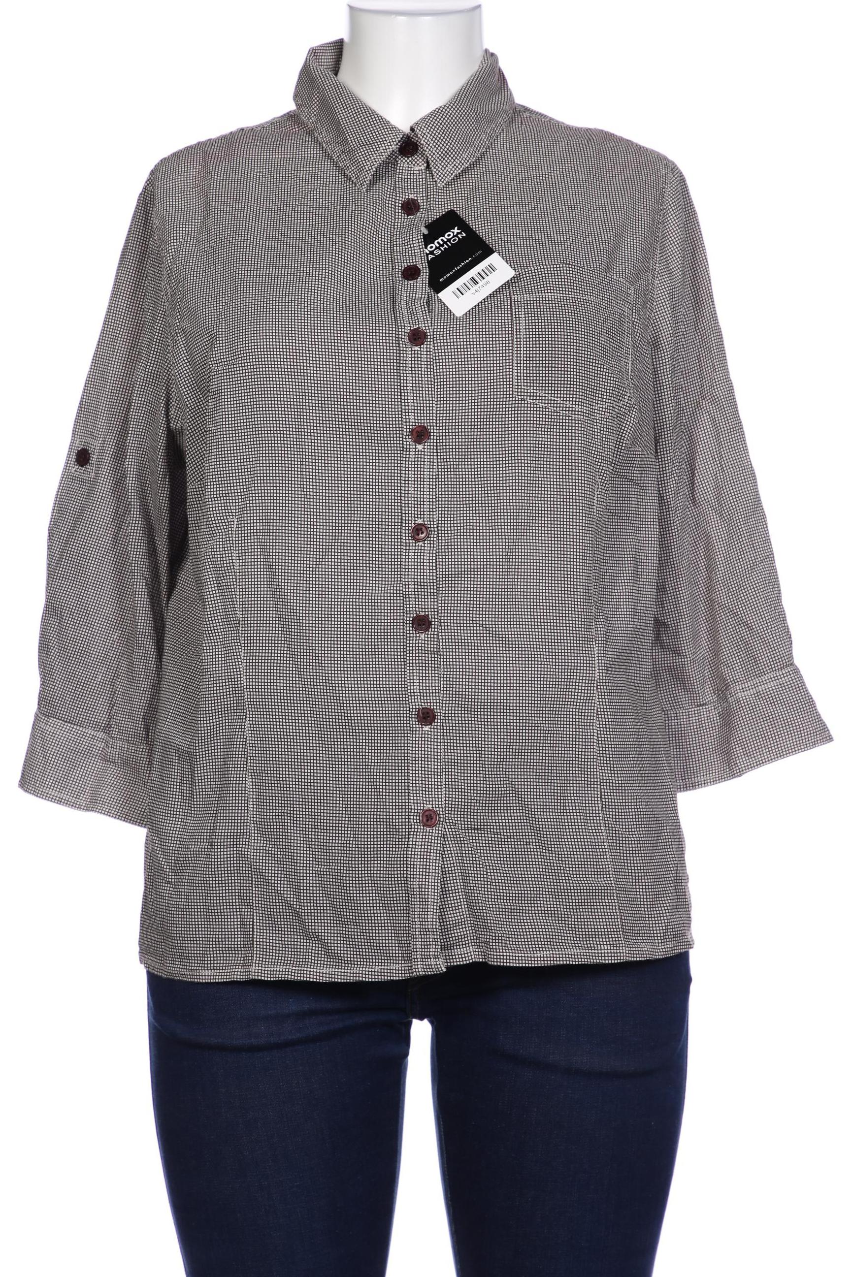 

sheego Damen Bluse, grau